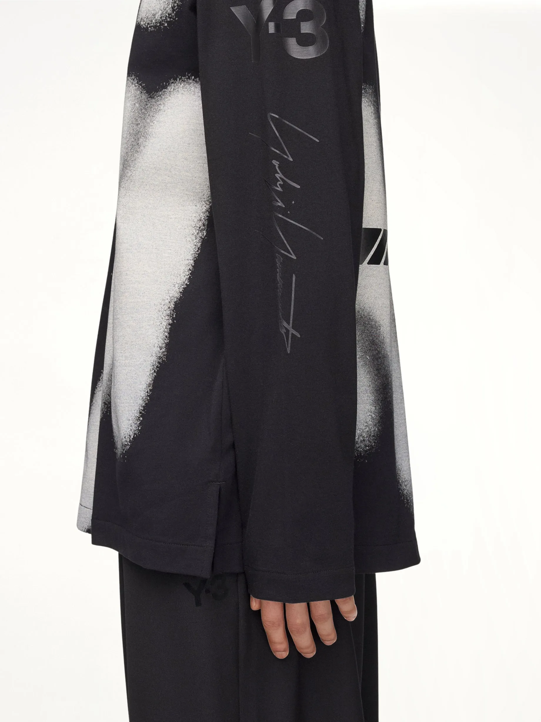 F1 Yohji LS T-Shirt in Black sold by MARAIS product image thumbnail 3