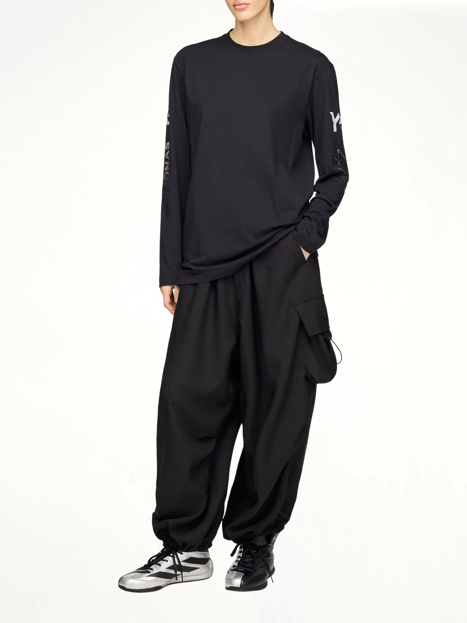 F1 Chaos LS T-Shirt in Black sold by MARAIS product image thumbnail 4