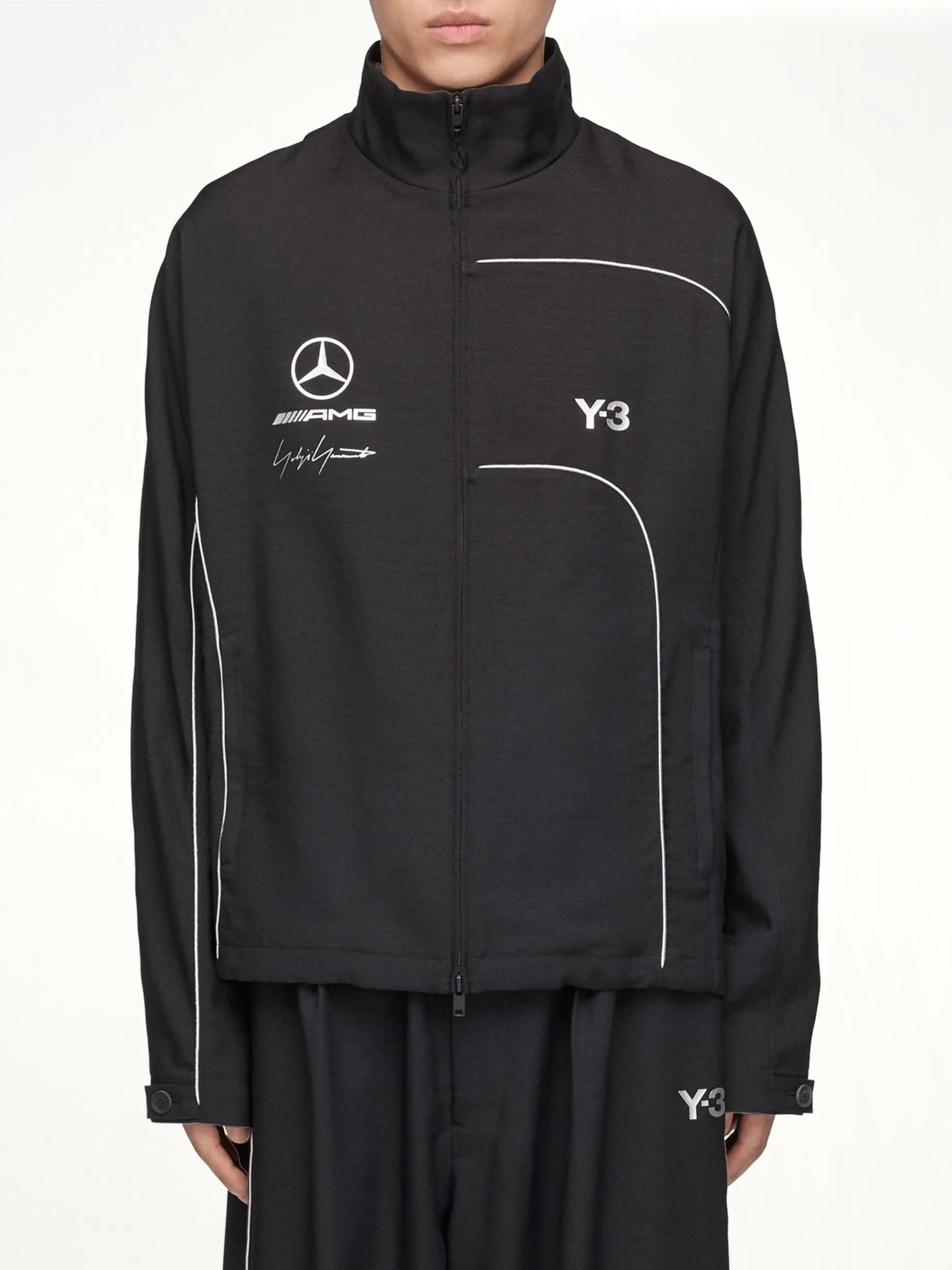 F1 Merch Team Jacket in Black sold by MARAIS