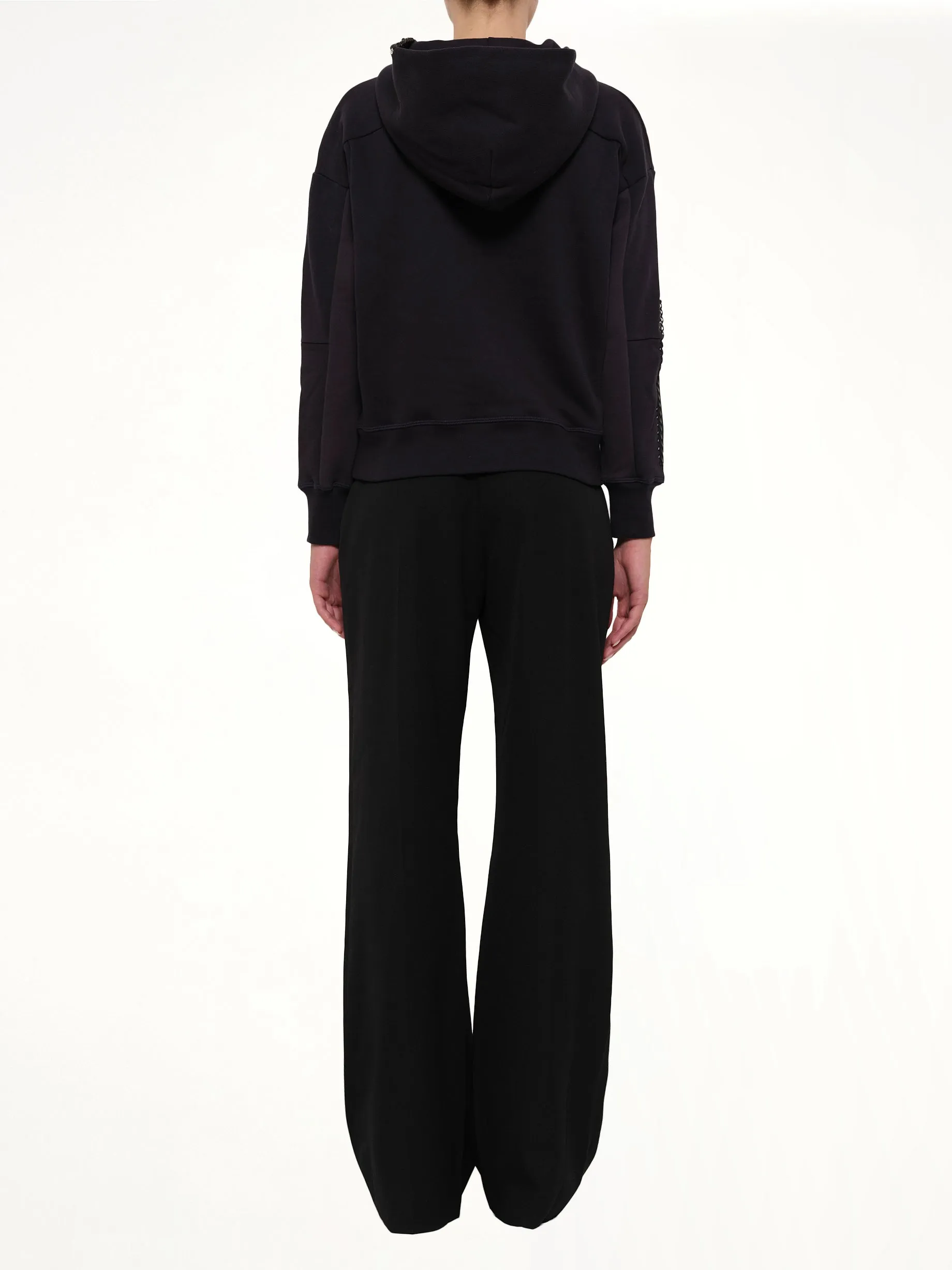 Botanical Embroidered Hoodie in Blue sold by MARAIS product image thumbnail 4