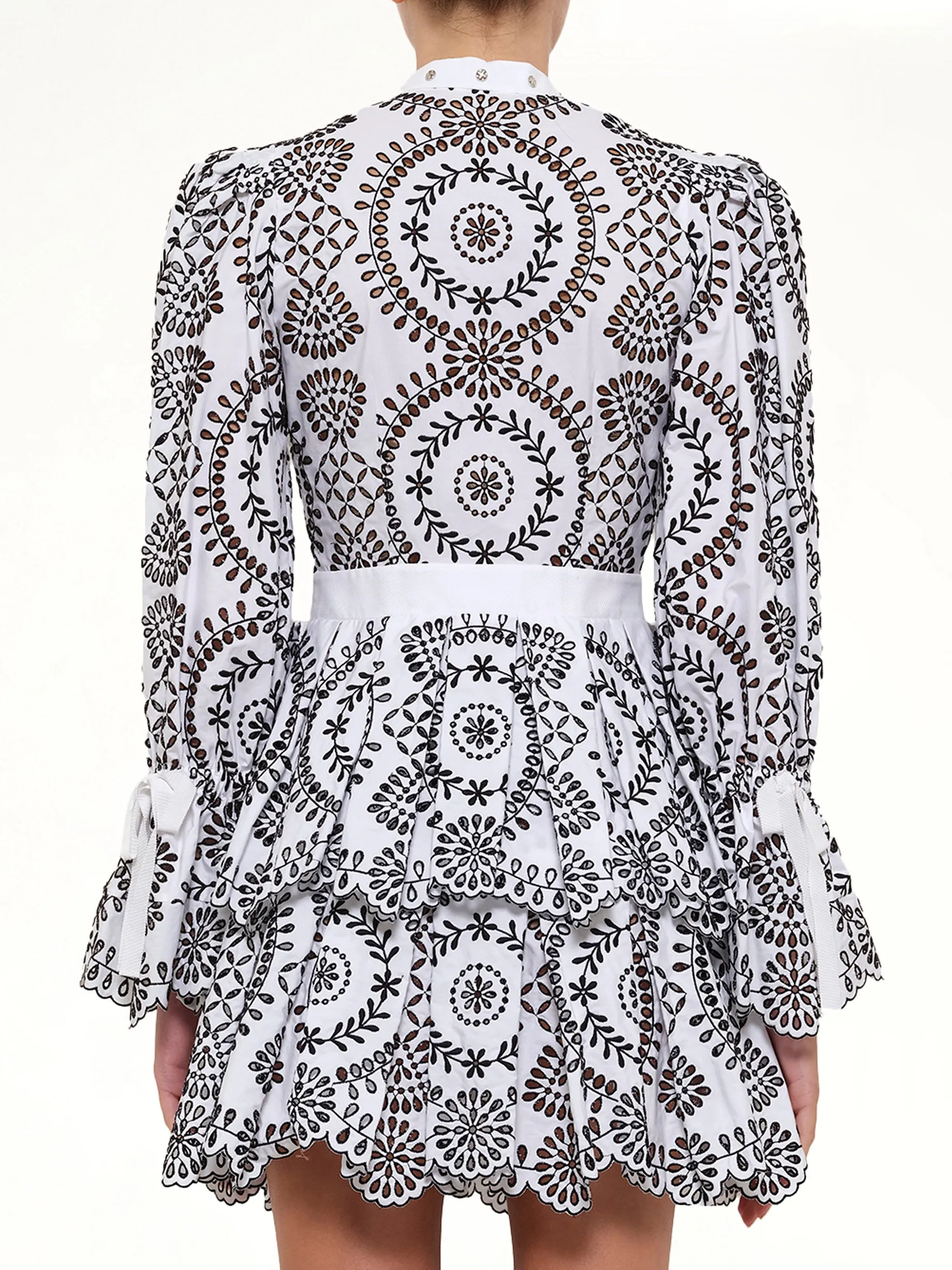 AMQ - Broderie Anglais Dress in 0910 sold by MARAIS product image thumbnail 3