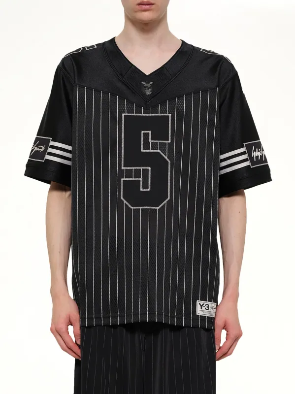 Elite 5 Rugby Jersey in Black made by Y-3