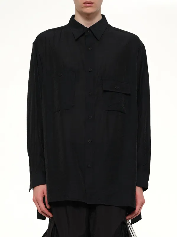 Shirt Longsleeved in Black made by Y-3
