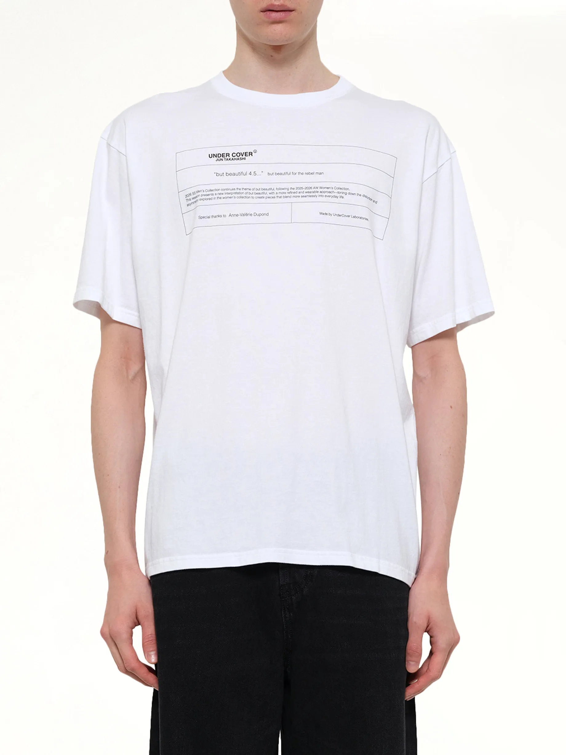"But Beautiful" T-Shirt in White sold by MARAIS