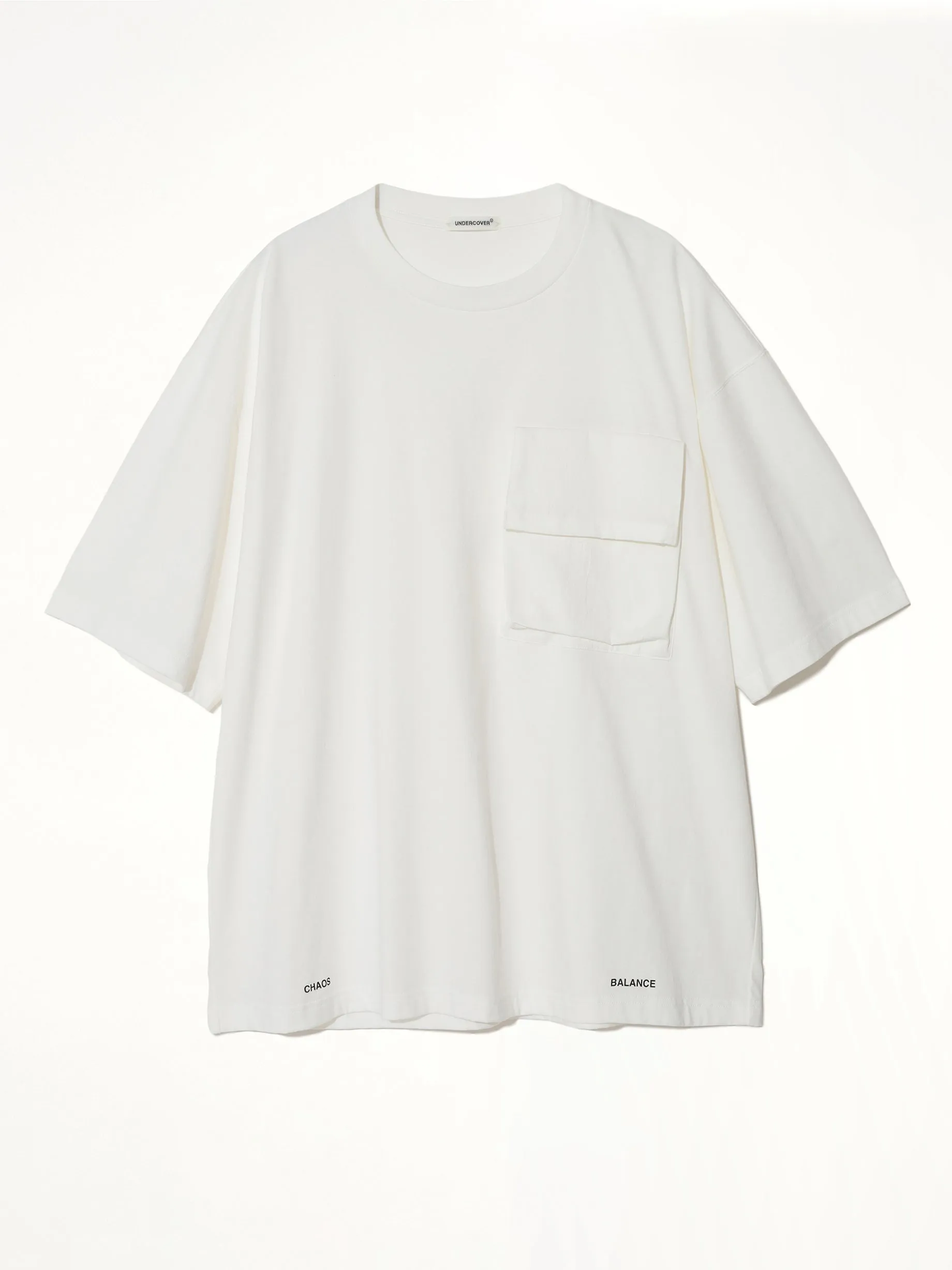 Chaos Balance Pocket T-Shirt in White sold by MARAIS product image thumbnail 2