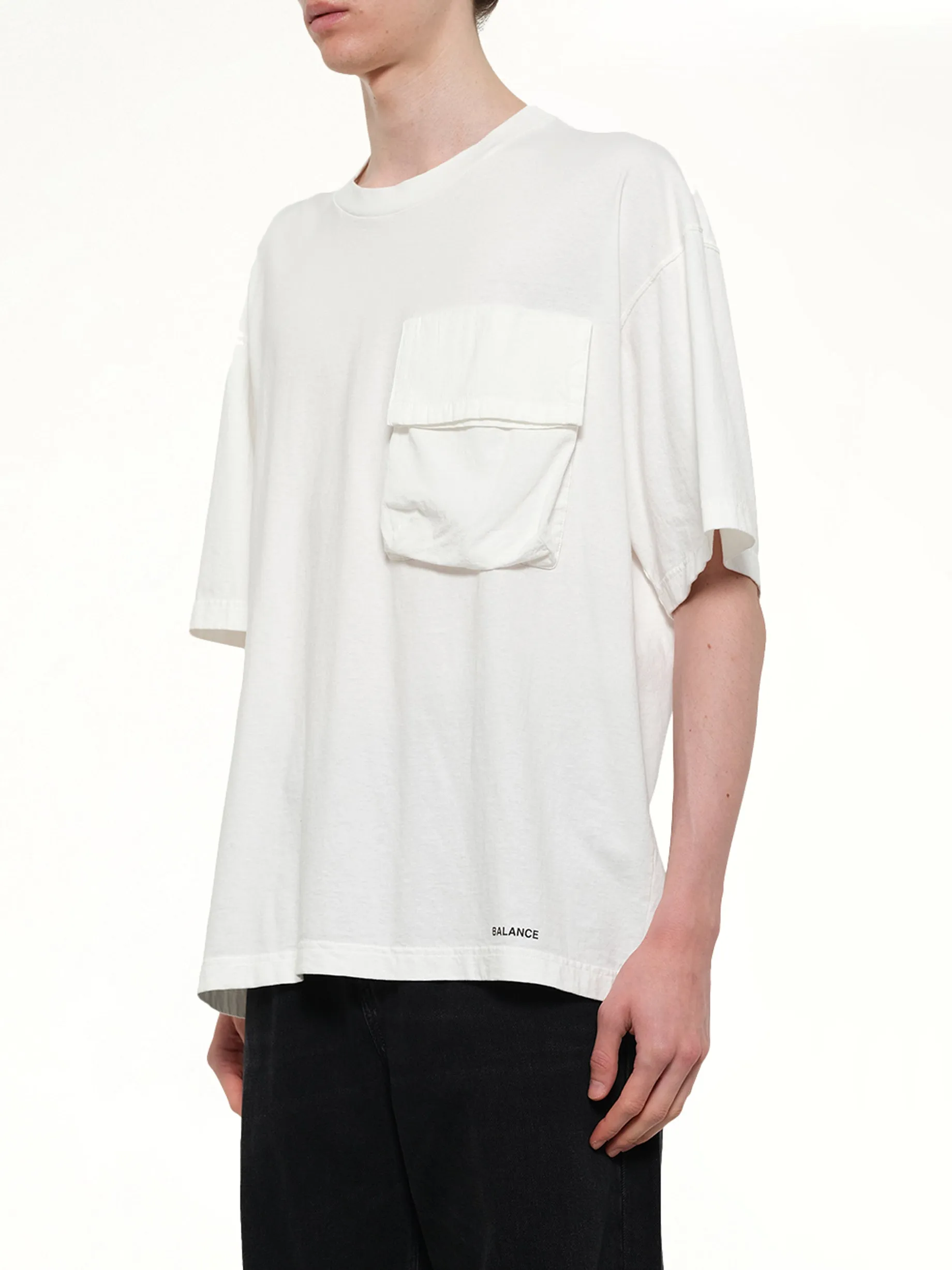 Chaos Balance Pocket T-Shirt in White sold by MARAIS product image thumbnail 3