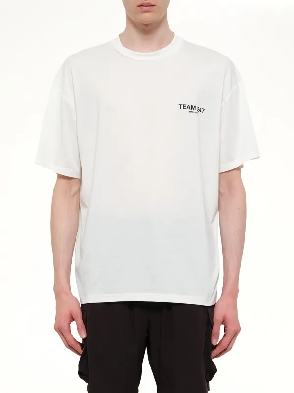 Team 247 Oversized T-Shirt in Flat White made by Represent