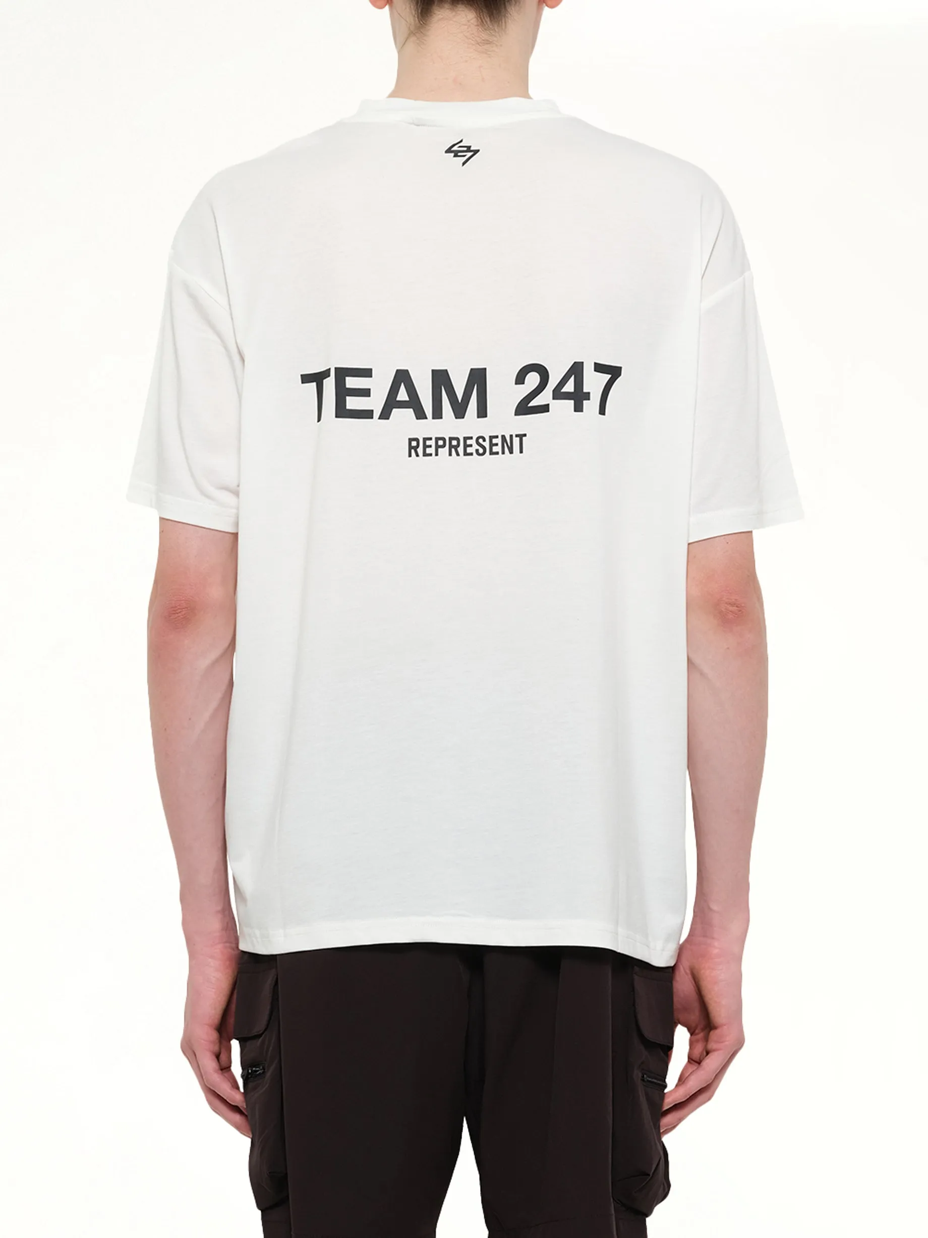Team 247 Oversized T-Shirt in Flat White sold by MARAIS product image thumbnail 5