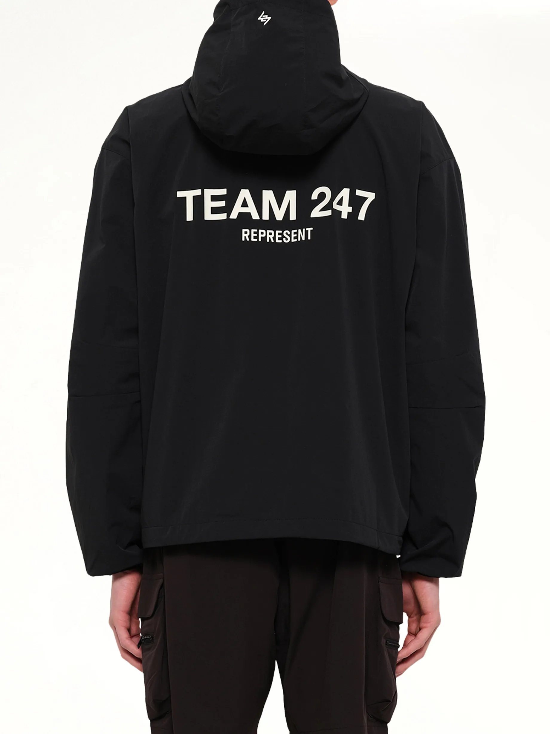 Team 247 Track Jacket in Jet Black sold by MARAIS product image thumbnail 5