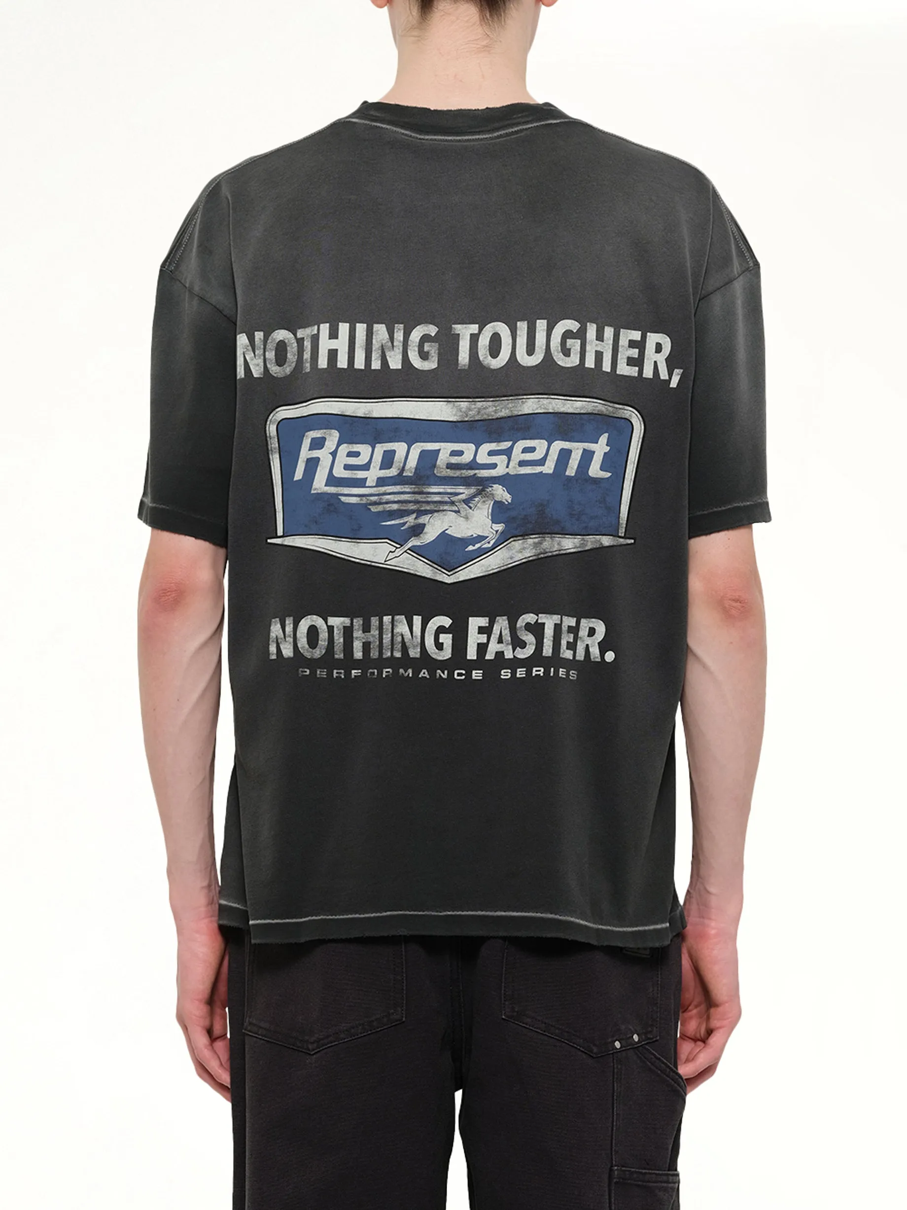 Nothing Faster T-Shirt in Stained Black sold by MARAIS product image thumbnail 5