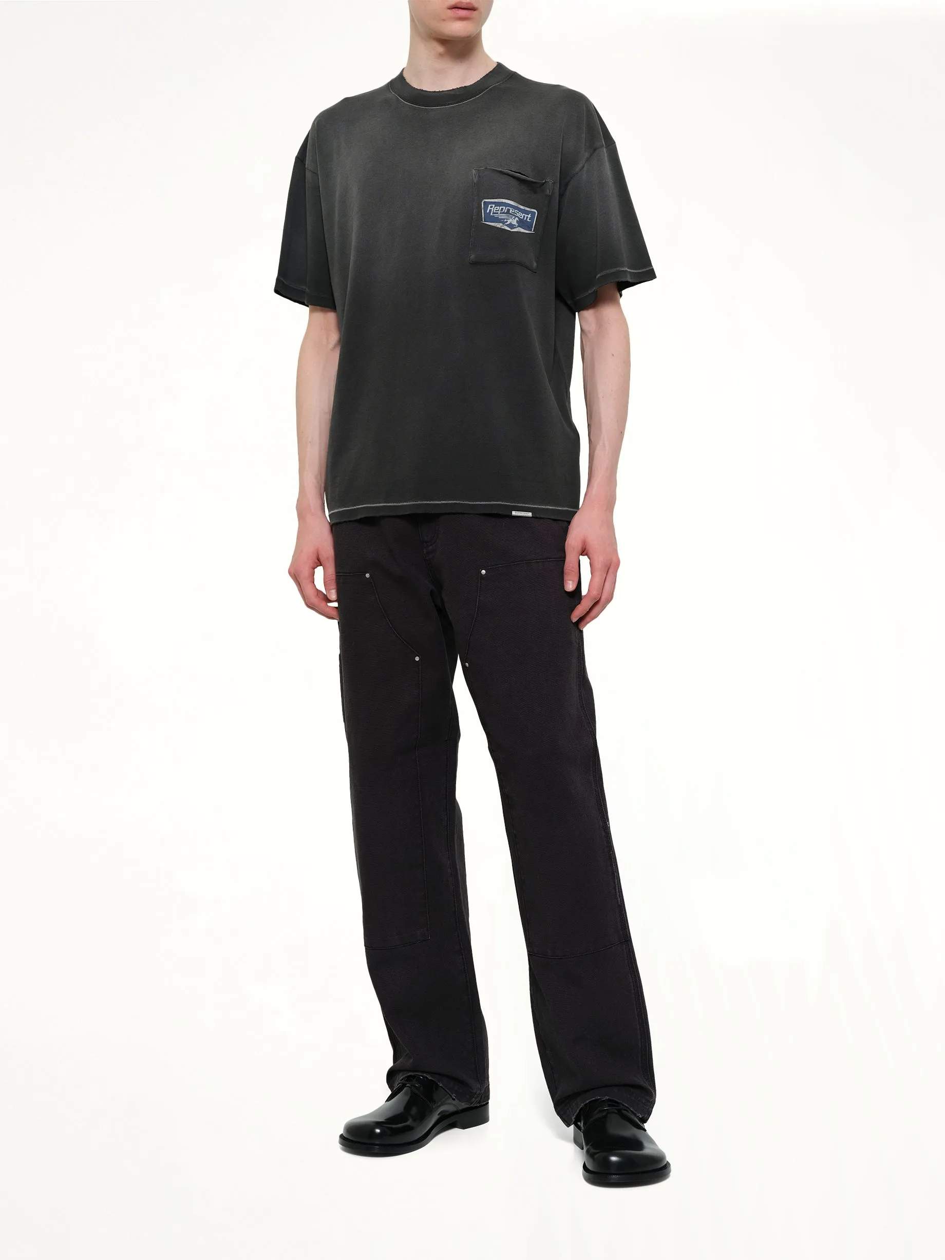 Nothing Faster T-Shirt in Stained Black sold by MARAIS product image thumbnail 4