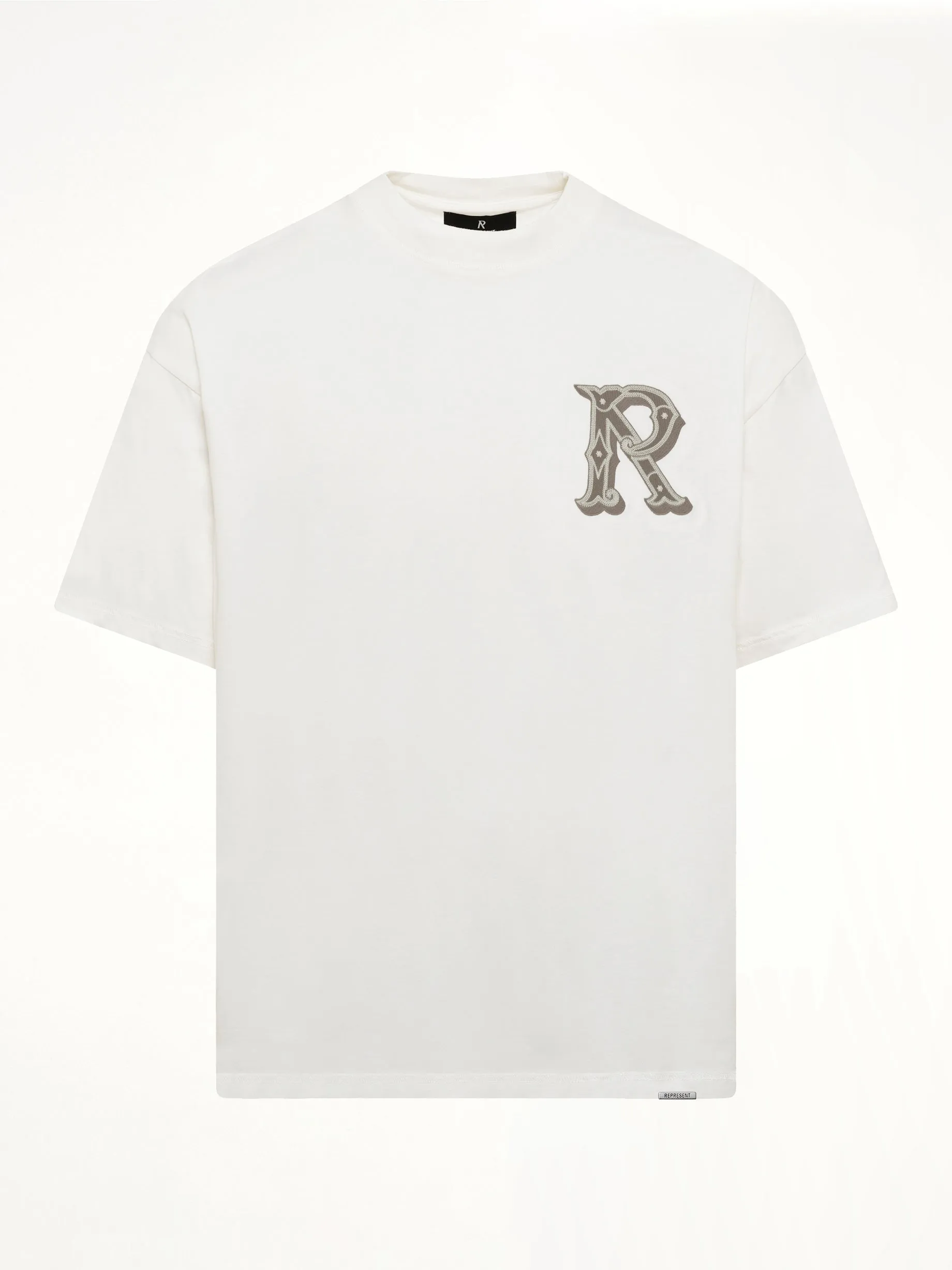 Western Initial T-Shirt in Flat White sold by MARAIS product image thumbnail 2