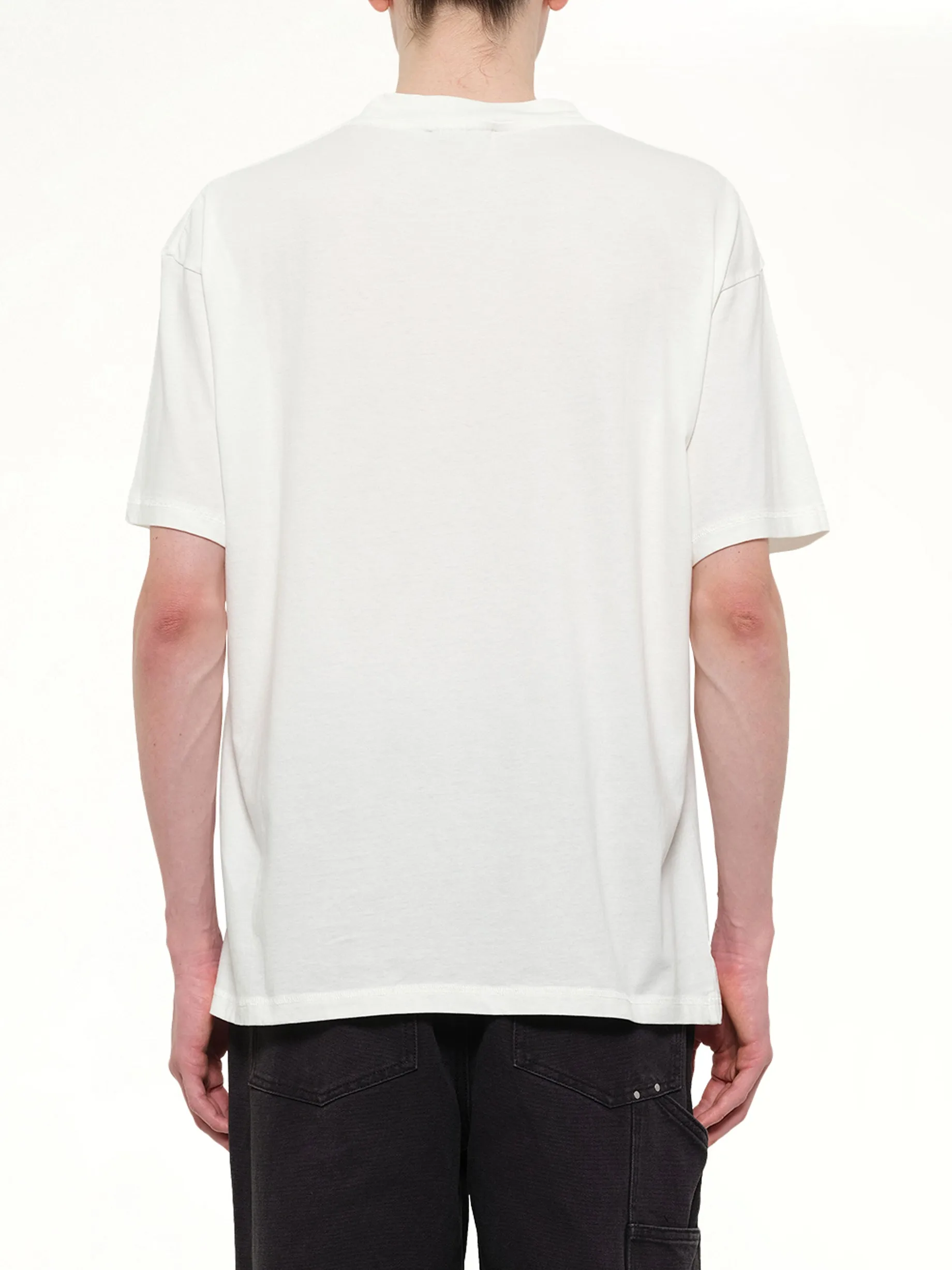 Western Initial T-Shirt in Flat White sold by MARAIS product image thumbnail 5