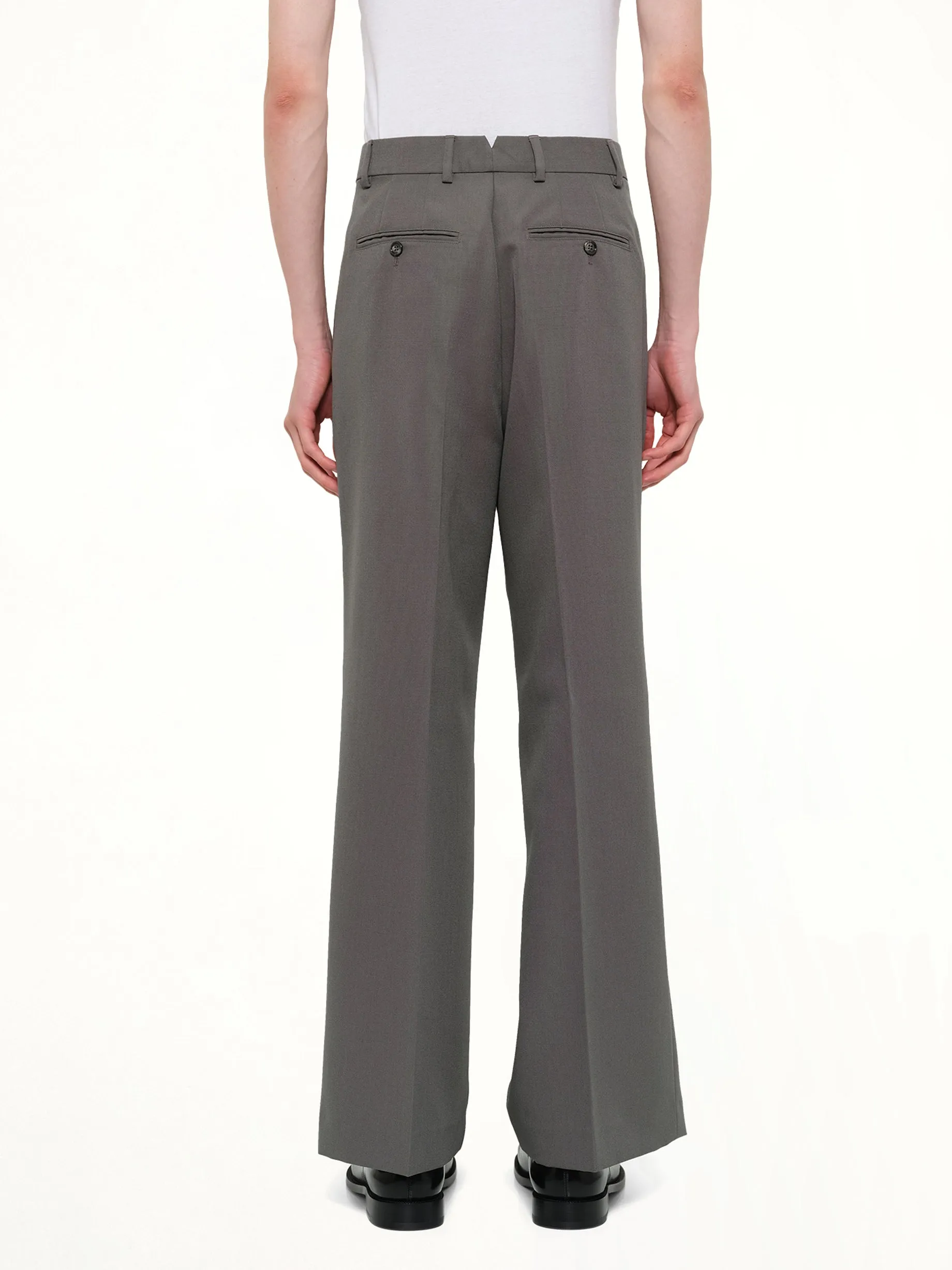 Low Waist Wide Trouser in Carbon sold by MARAIS product image thumbnail 5