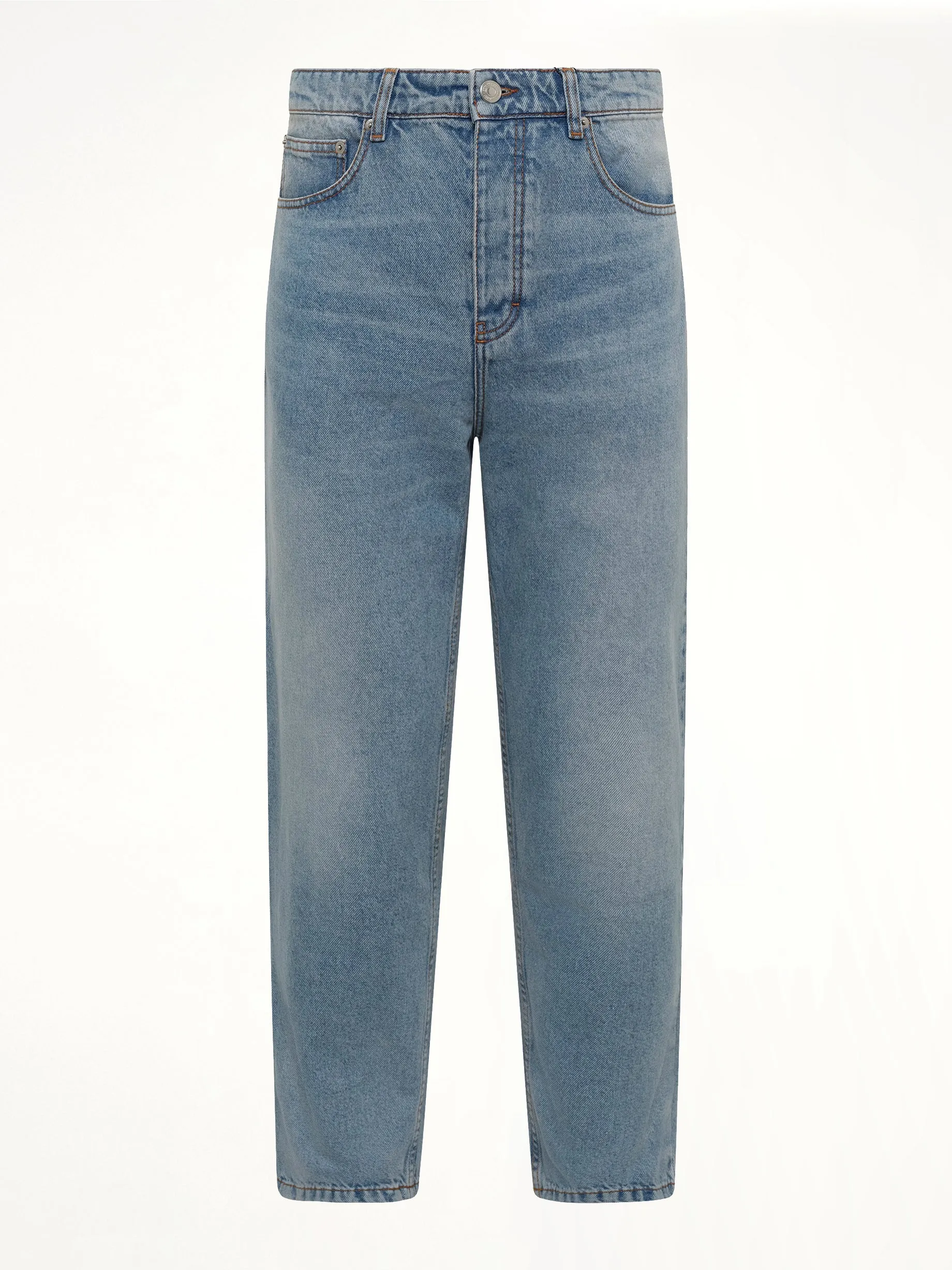 Tapered Fit Jeans in Blue sold by MARAIS product image thumbnail 2