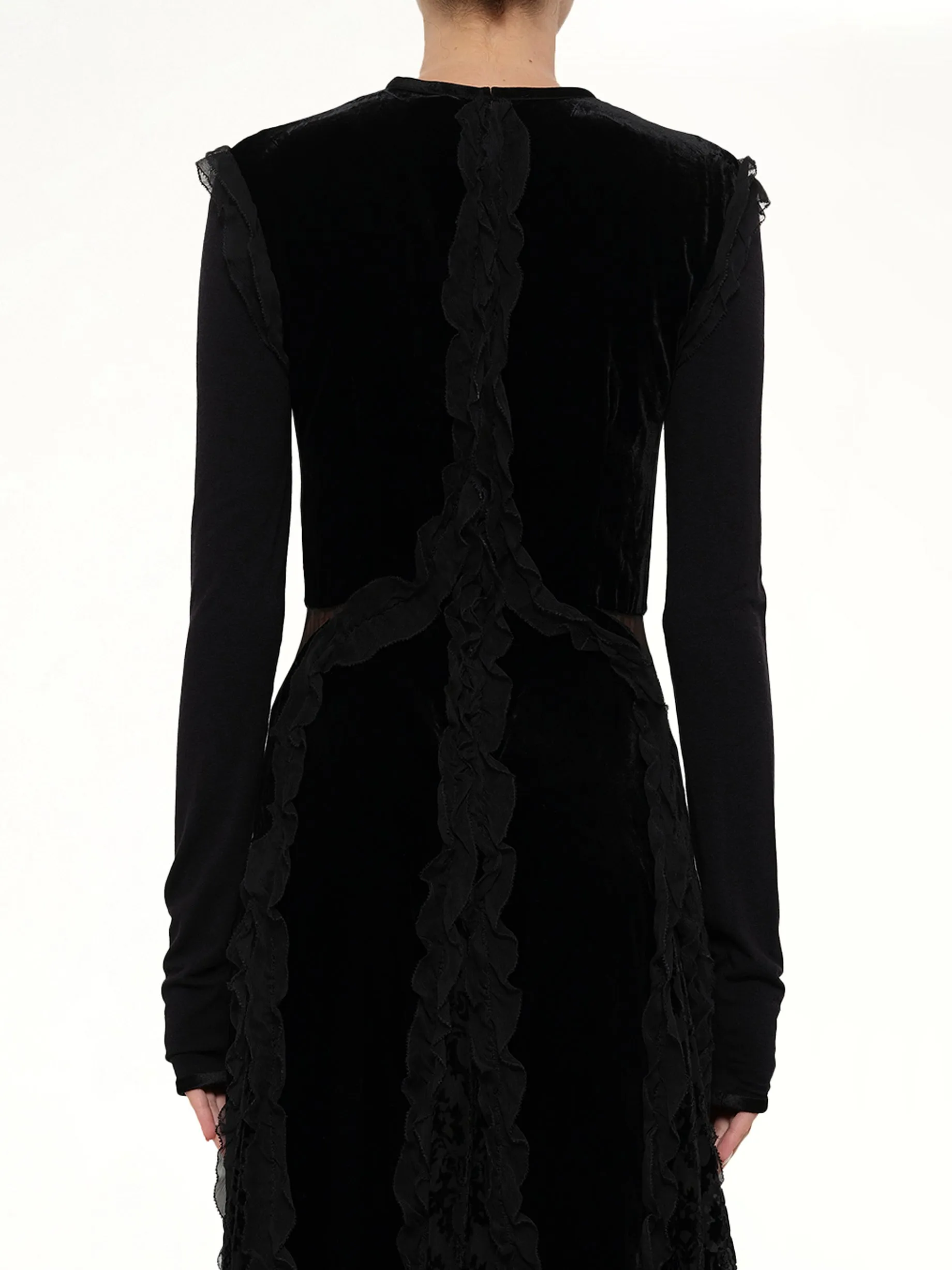 Podium Long Dress in Black sold by MARAIS product image thumbnail 3