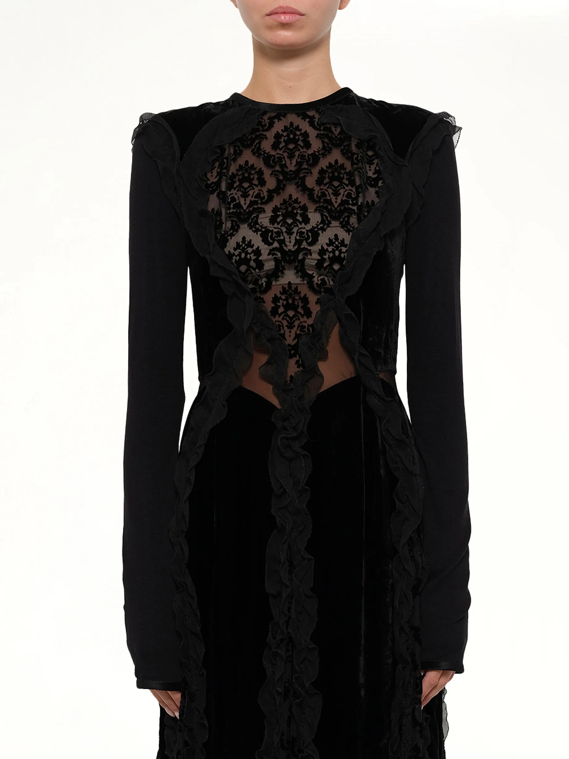 Podium Long Dress in Black sold by MARAIS