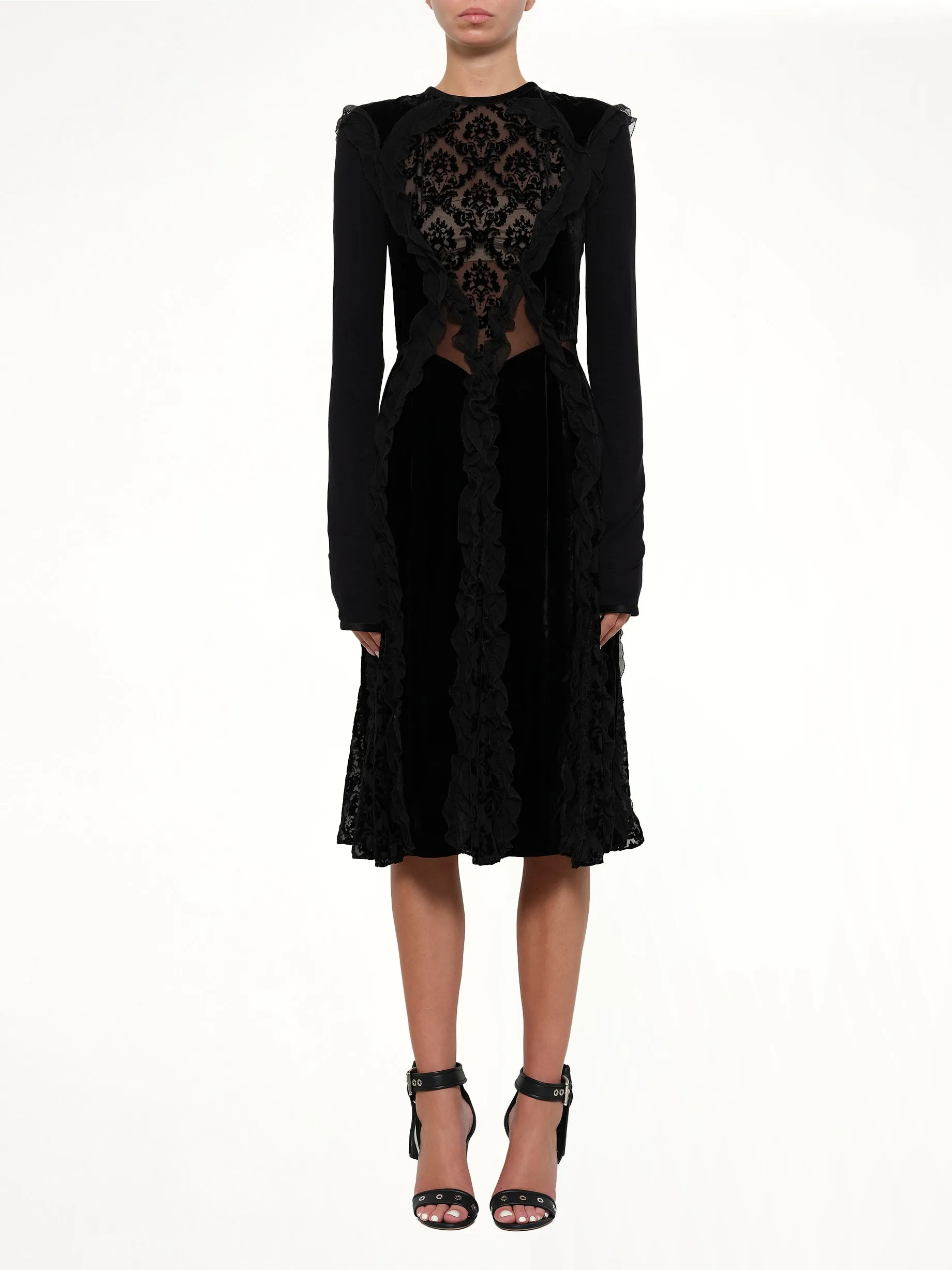 Podium Long Dress in Black sold by MARAIS product image thumbnail 2