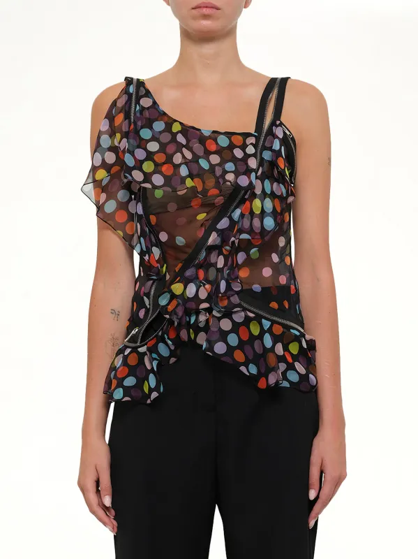 Podium Sleeveless Top in Multicolor made by Givenchy