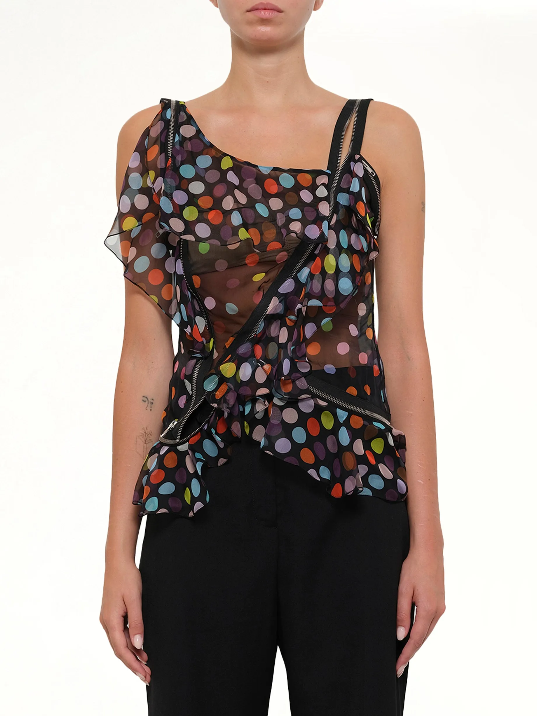 Podium Sleeveless Top in Multicolor sold by MARAIS
