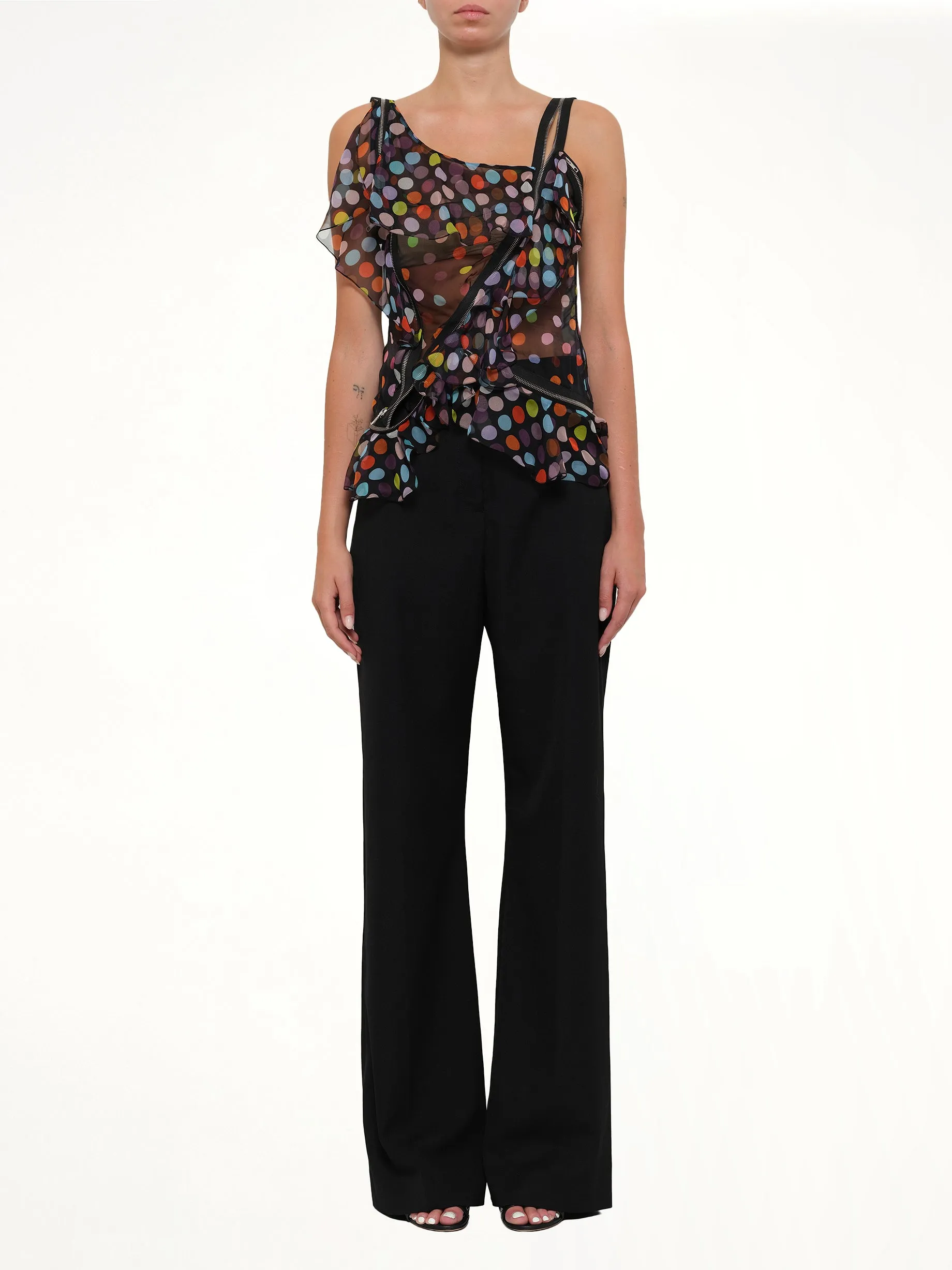 Podium Sleeveless Top in Multicolor sold by MARAIS product image thumbnail 2