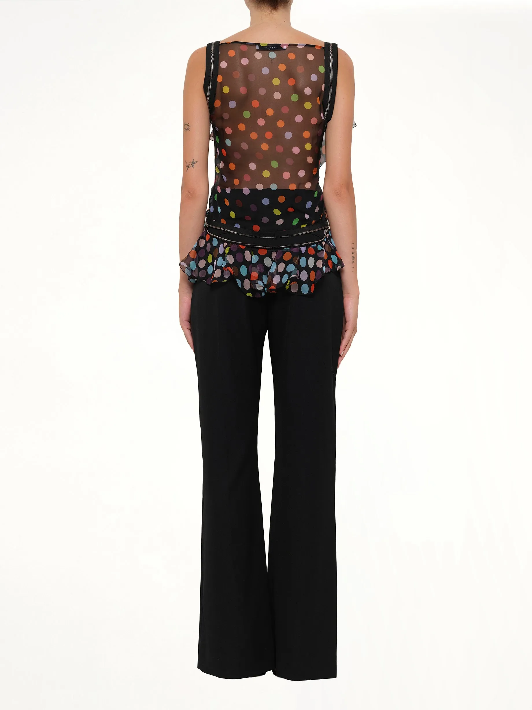 Podium Sleeveless Top in Multicolor sold by MARAIS product image thumbnail 4
