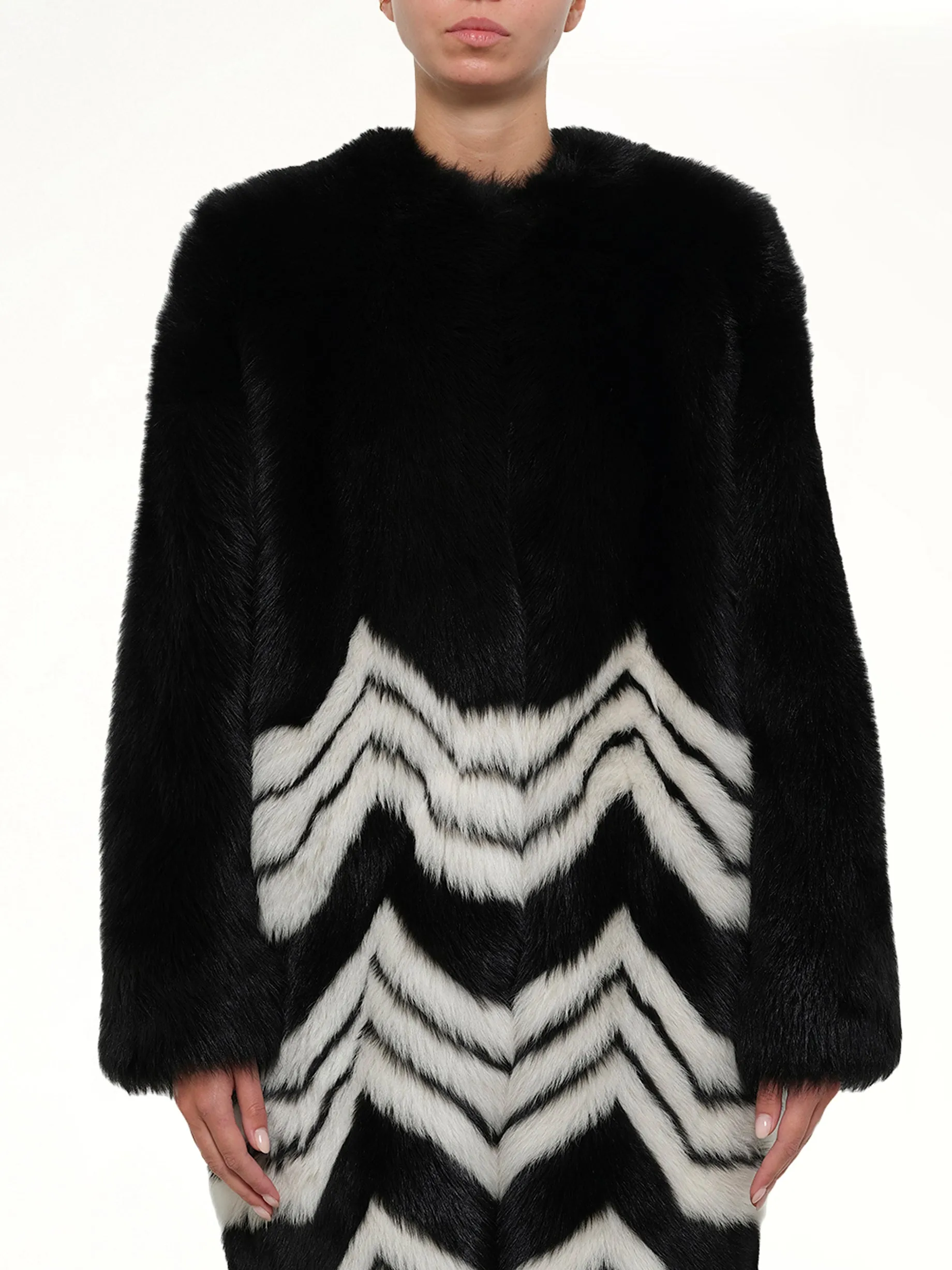 Short Coat in Black sold by MARAIS