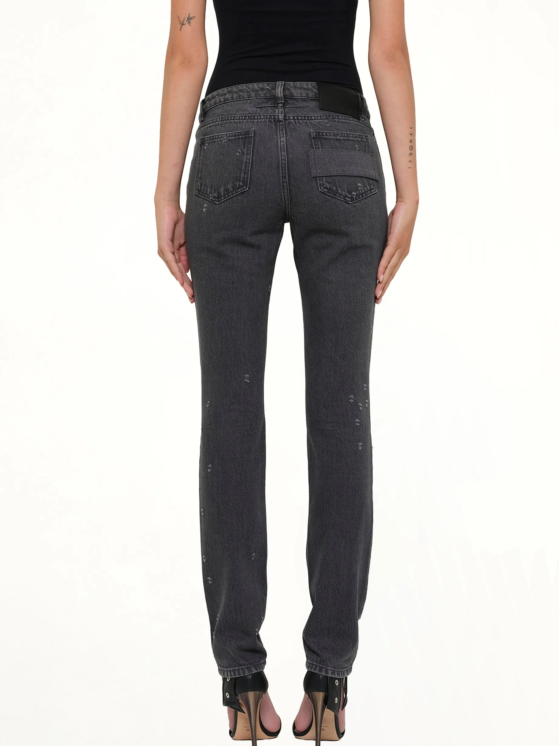 Trousers in Grey sold by MARAIS product image thumbnail 3