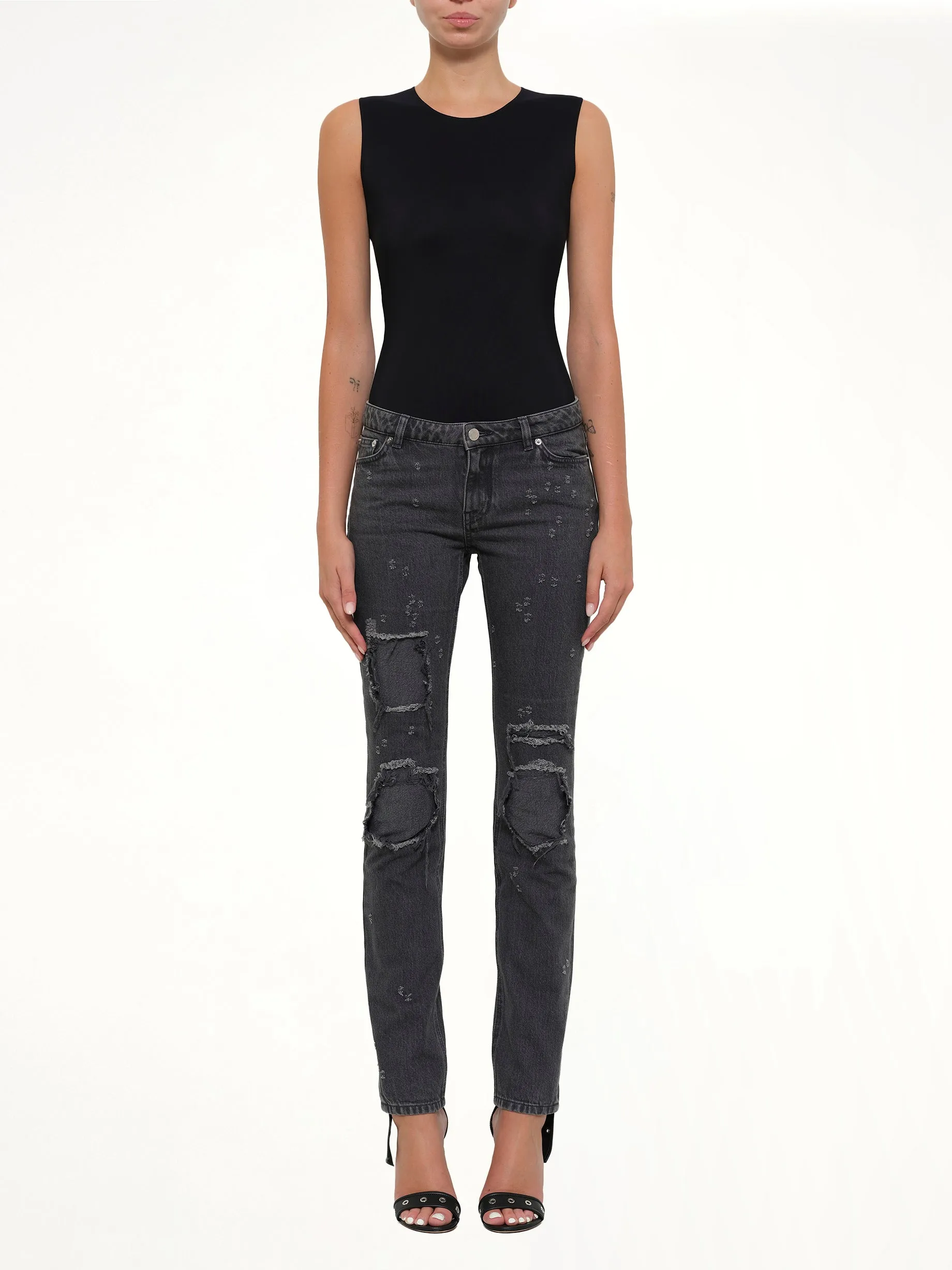 Trousers in Grey sold by MARAIS product image thumbnail 2