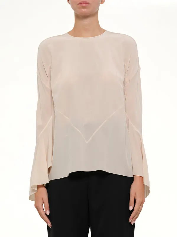 Long Sleeve Top in Pink made by Givenchy