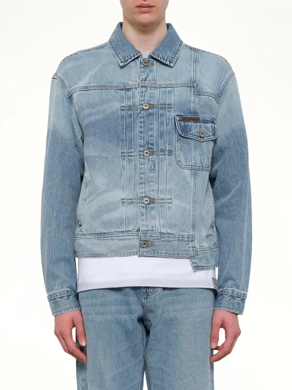 FCW x Lee Denim Jacket in Light Shade made by Feng Chen Wang