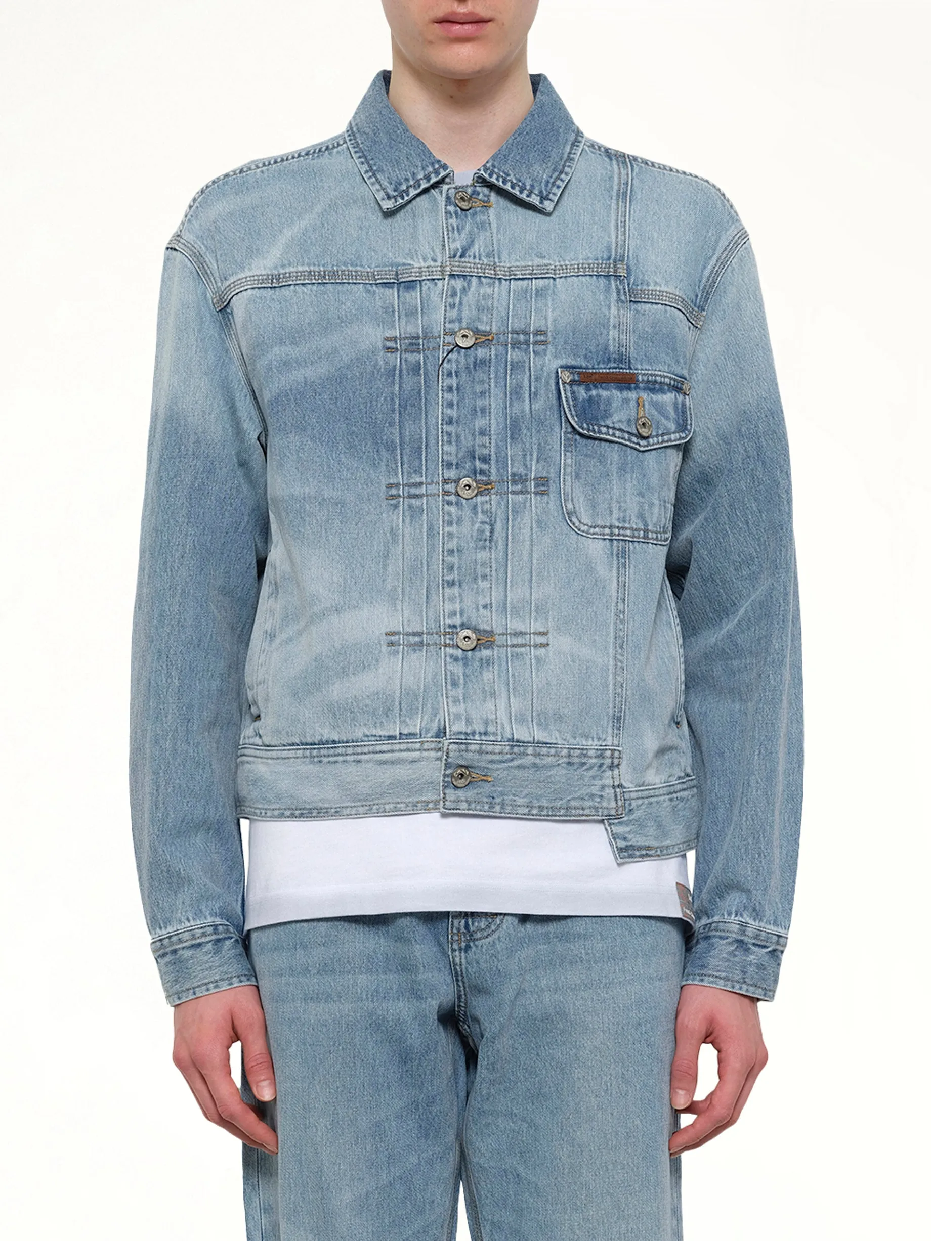 FCW x Lee Denim Jacket in Light Shade sold by MARAIS