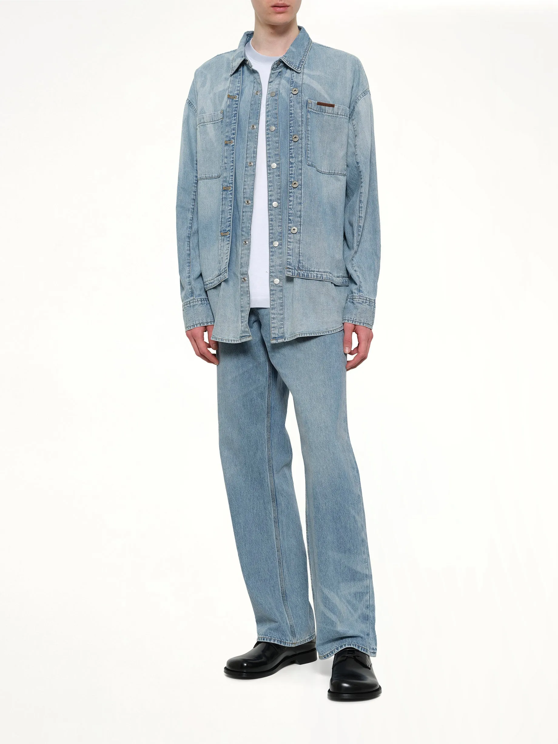 FCW x Lee Denim Shirt in Light Shade sold by MARAIS product image thumbnail 4