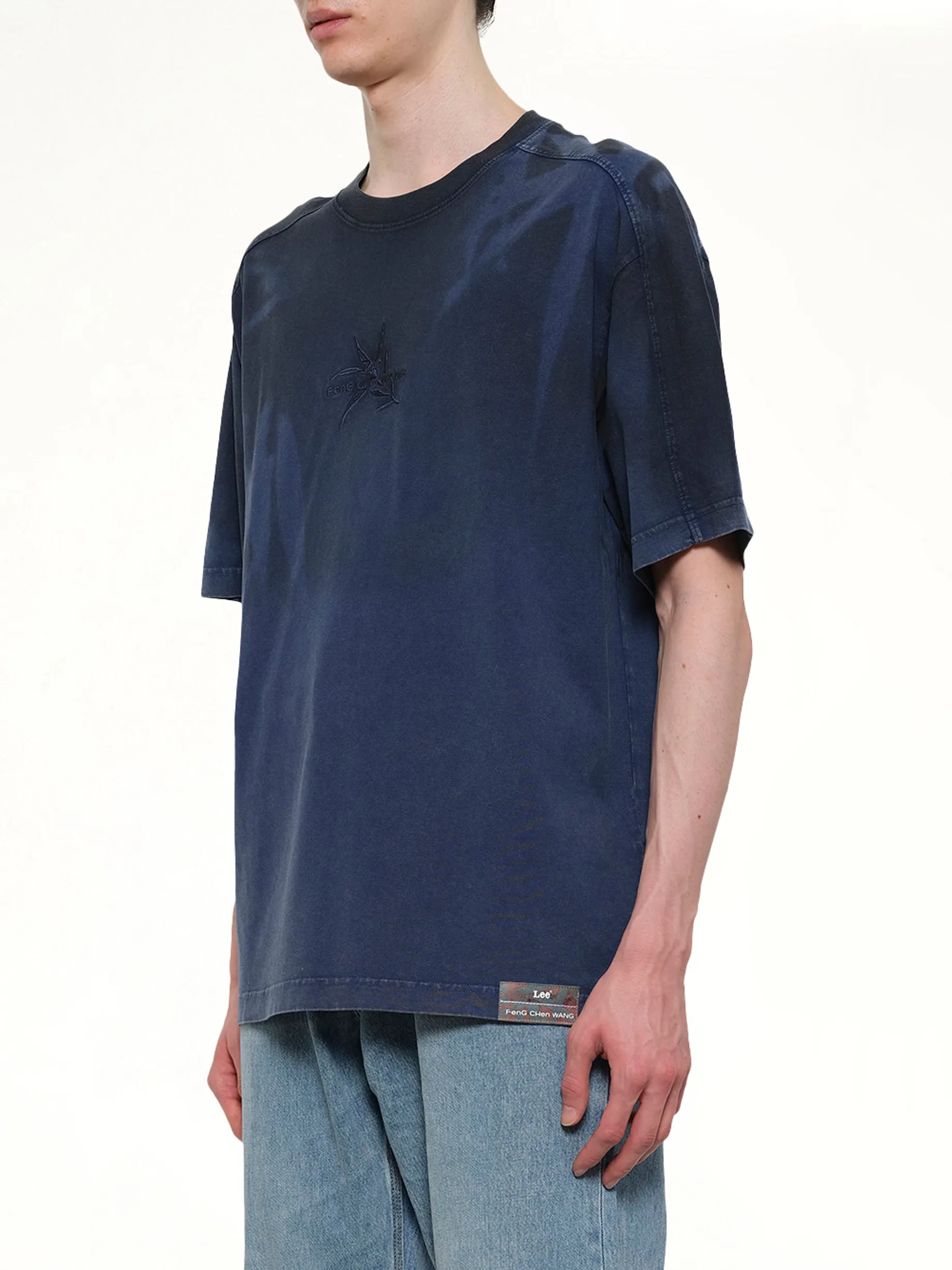 FCW x Lee T-Shirt in Navy sold by MARAIS product image thumbnail 3