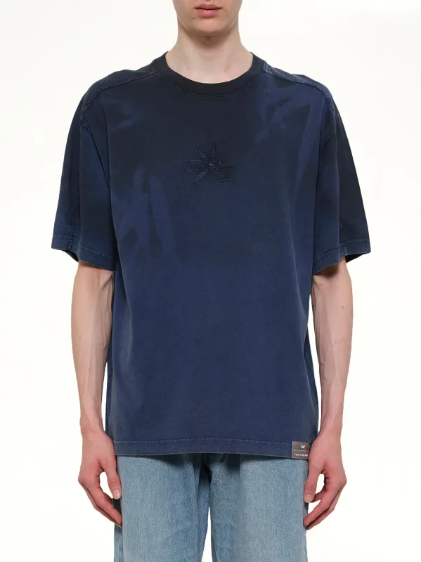 FCW x Lee T-Shirt in Navy made by Feng Chen Wang