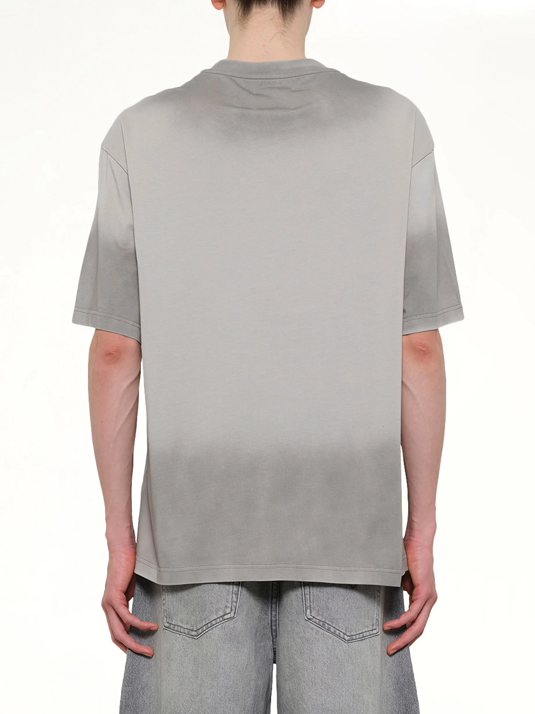 Spray Painted Logo T-Shirt in Grey sold by MARAIS product image thumbnail 5