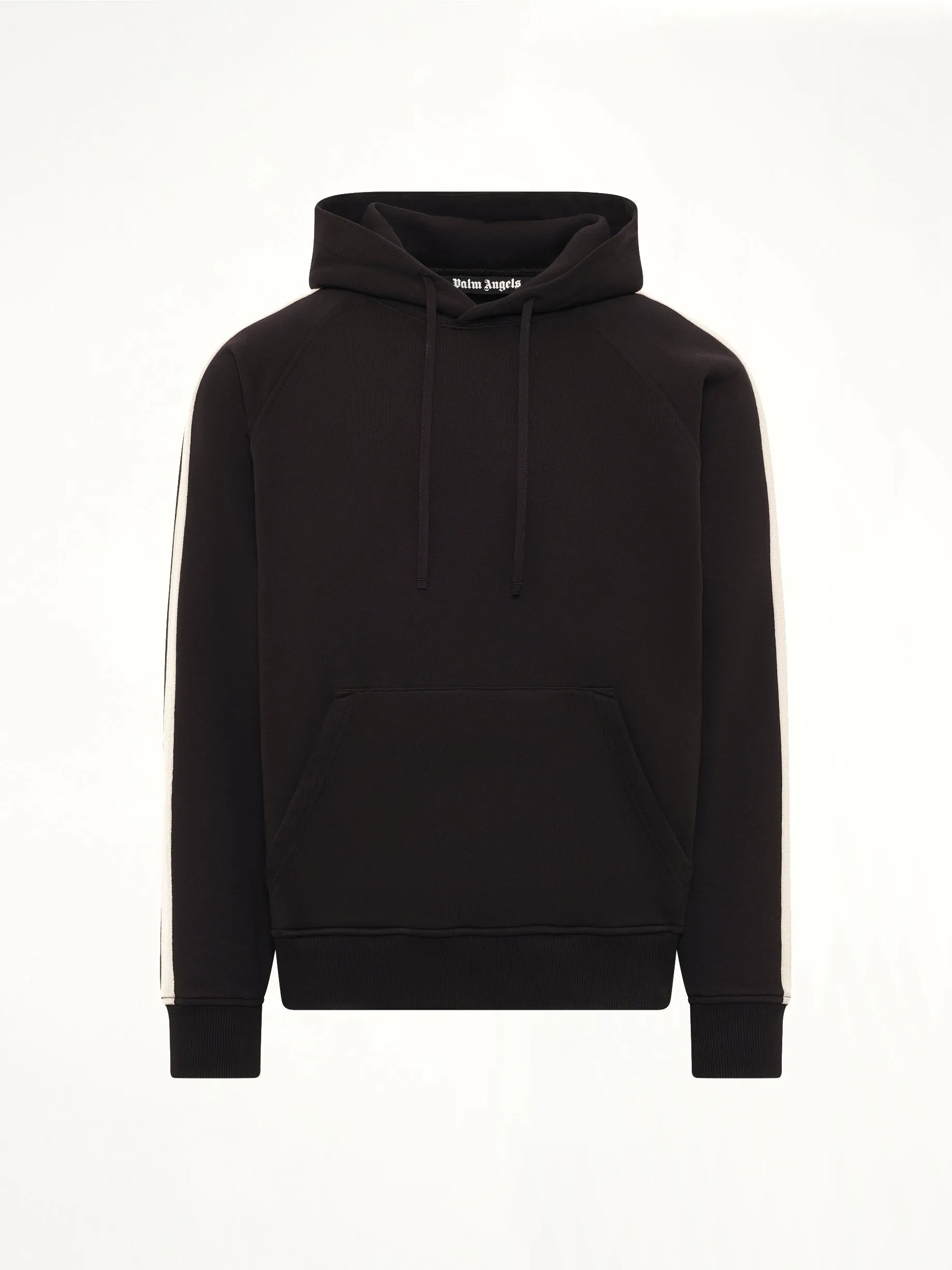 Back Curved Logo Track Hoodie in Black/Off White sold by MARAIS product image thumbnail 2