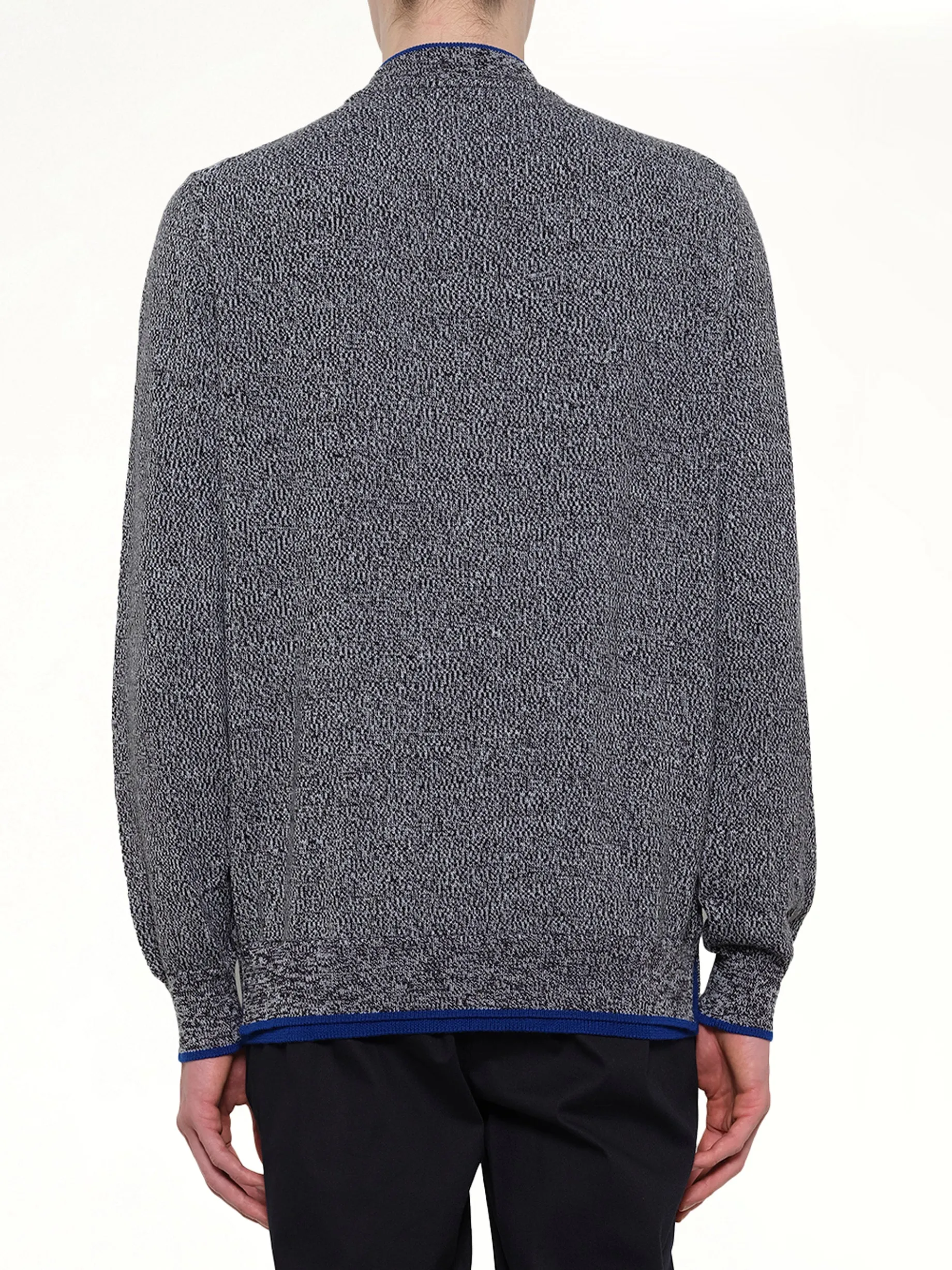 Tiger Zip Cardigan in Anthracite sold by MARAIS product image thumbnail 3