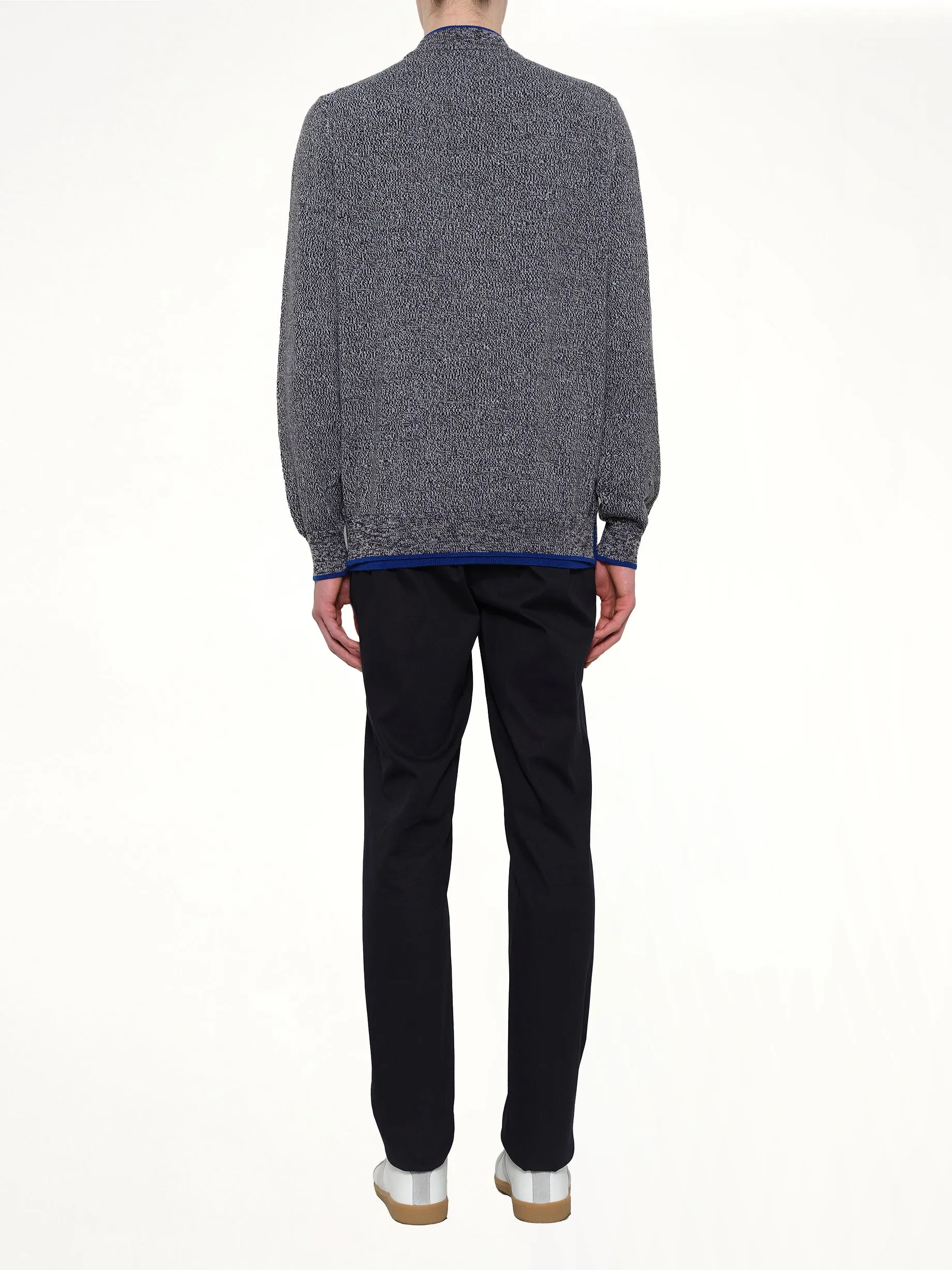 Tiger Zip Cardigan in Anthracite sold by MARAIS product image thumbnail 4
