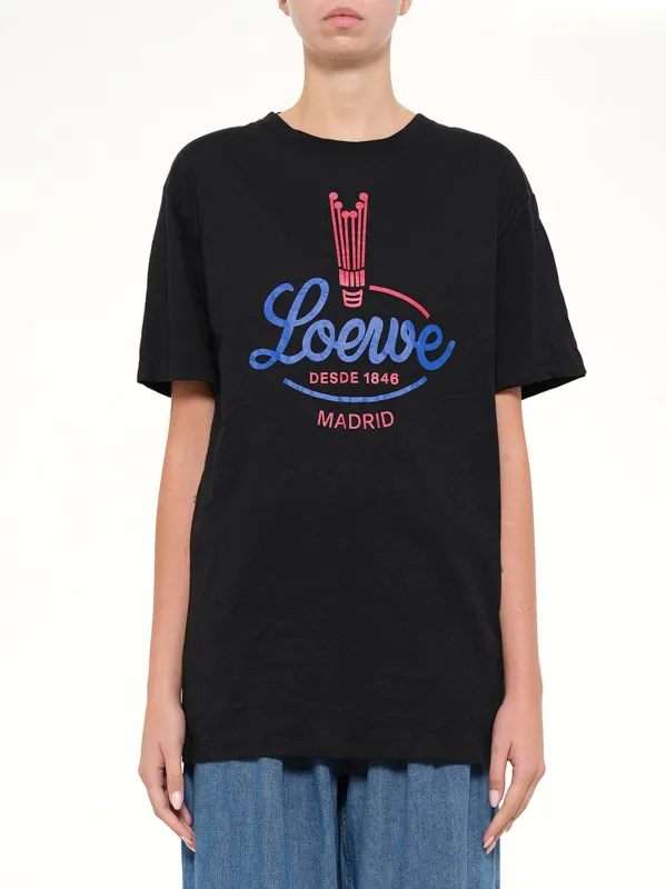T-Shirt in Black made by Loewe