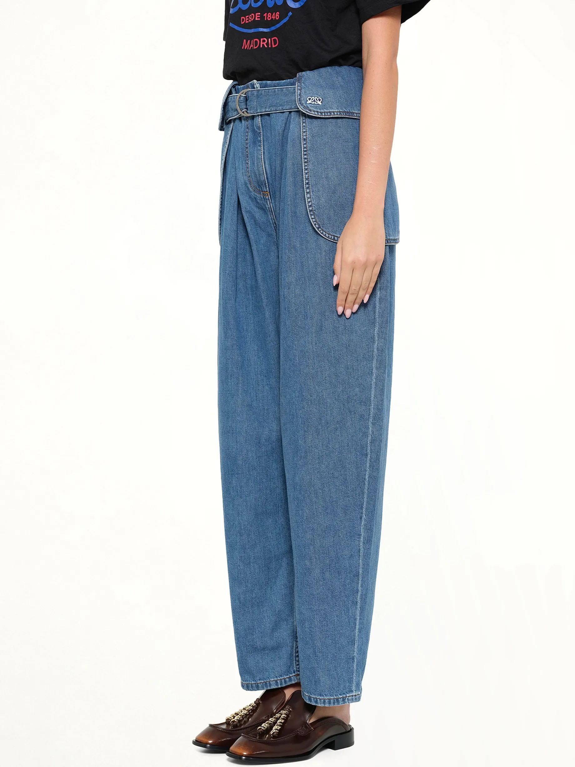 Cargo Jeans AF in Light Blue sold by MARAIS product image thumbnail 3