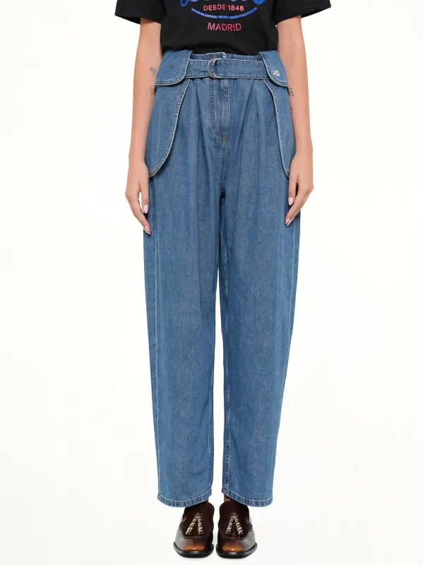 Cargo Jeans AF in Light Blue made by Loewe