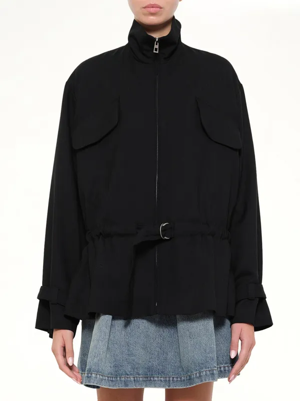 Belted Jacket in Black made by Loewe