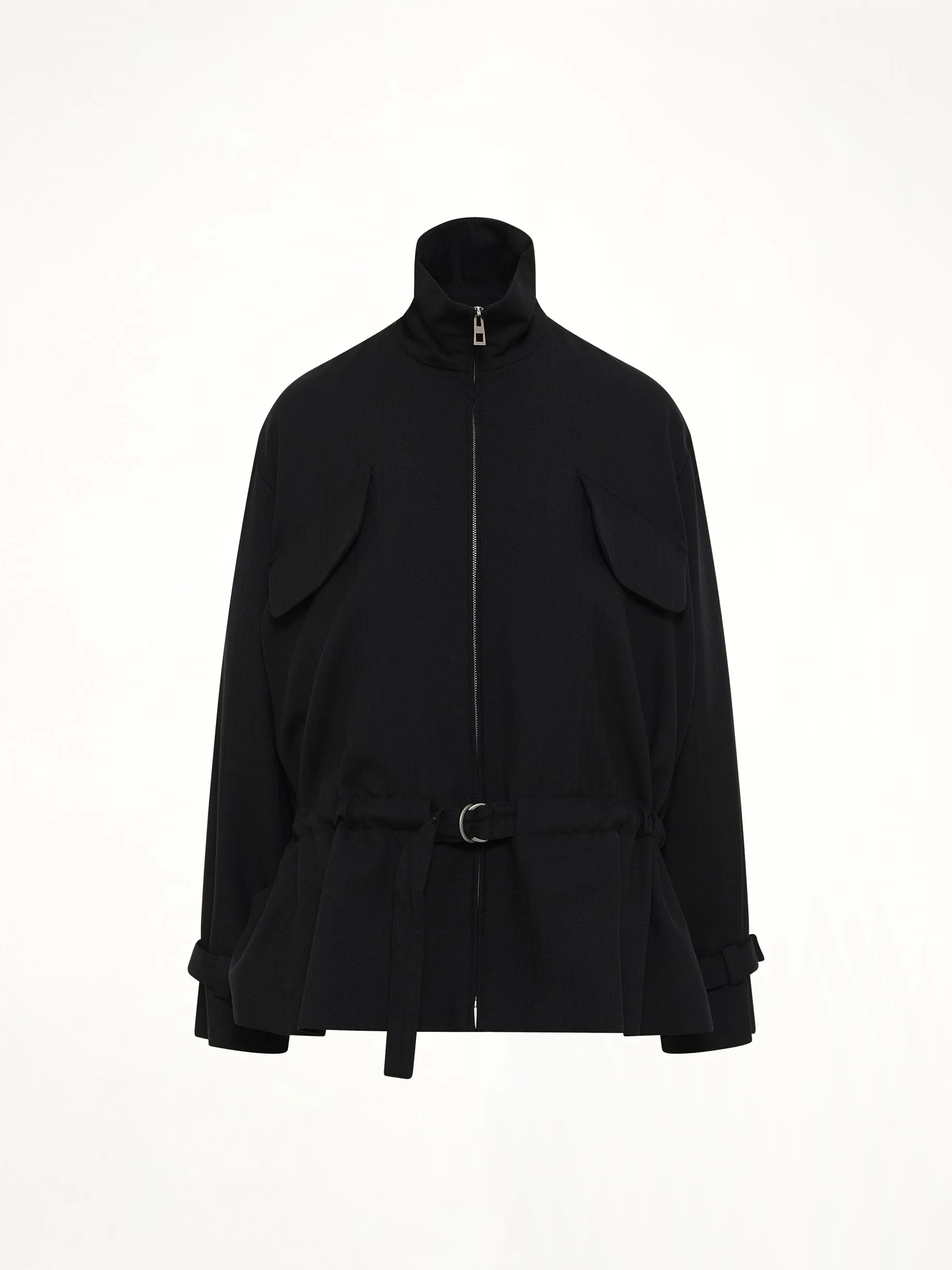 Belted Jacket in Black sold by MARAIS product image thumbnail 2
