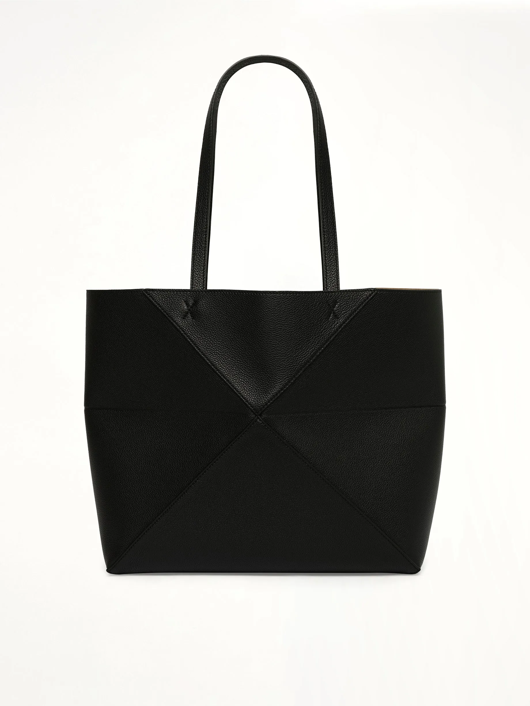 Puzzle Fold Tote Horizontal M in Black sold by MARAIS product image thumbnail 5