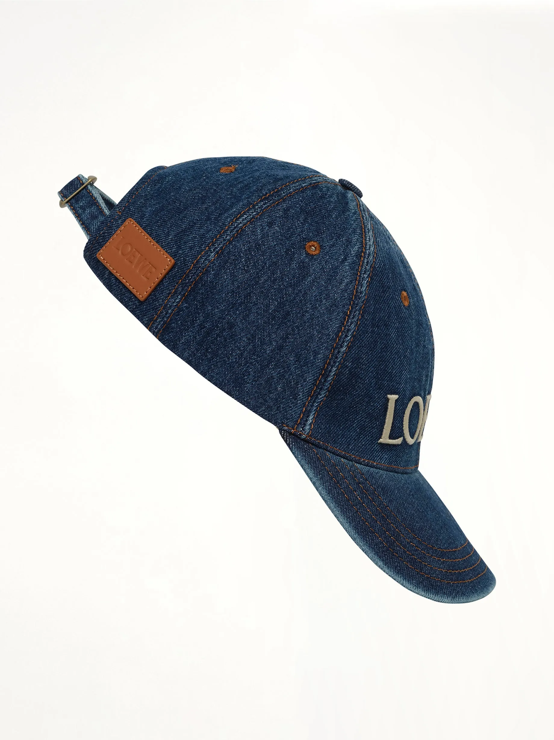 Loewe Denim Cap in Blue sold by MARAIS product image thumbnail 2