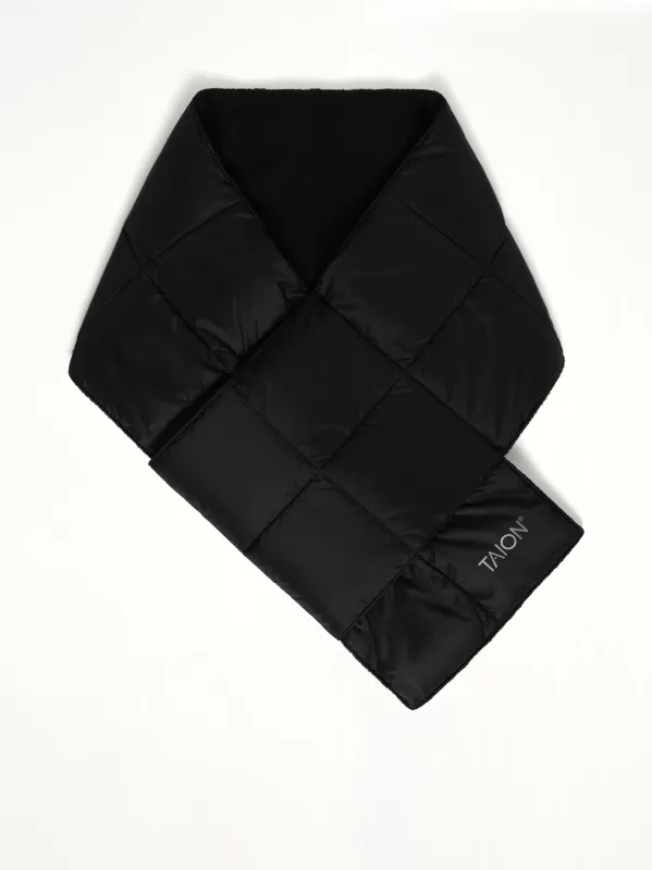 Basic Down Scarf in Black made by Taion