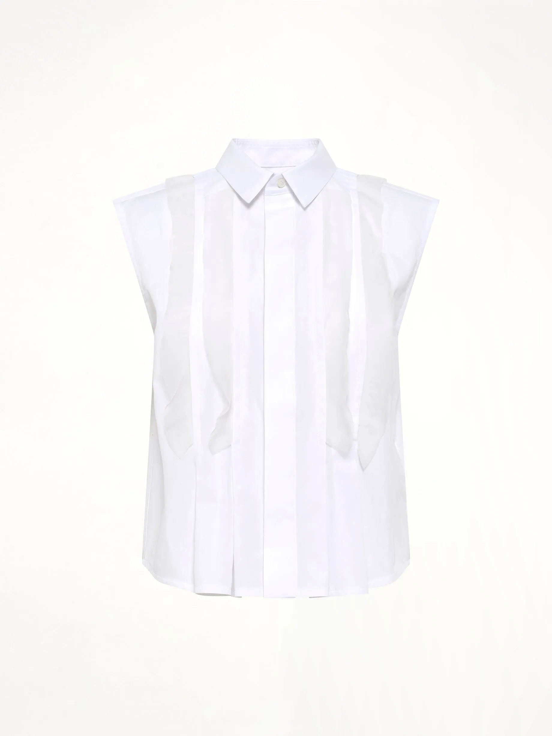 SS Poplin Shirt in Off White sold by MARAIS product image thumbnail 2