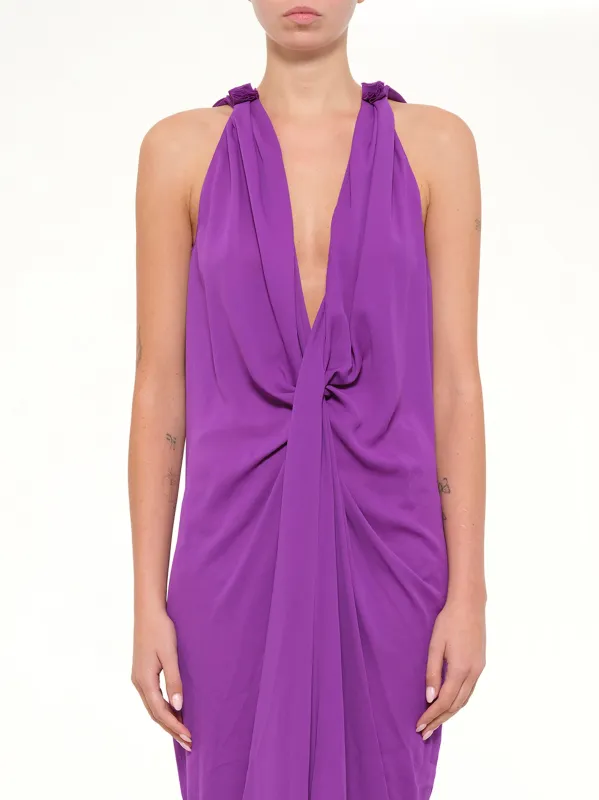Dress in Purple made by Lanvin