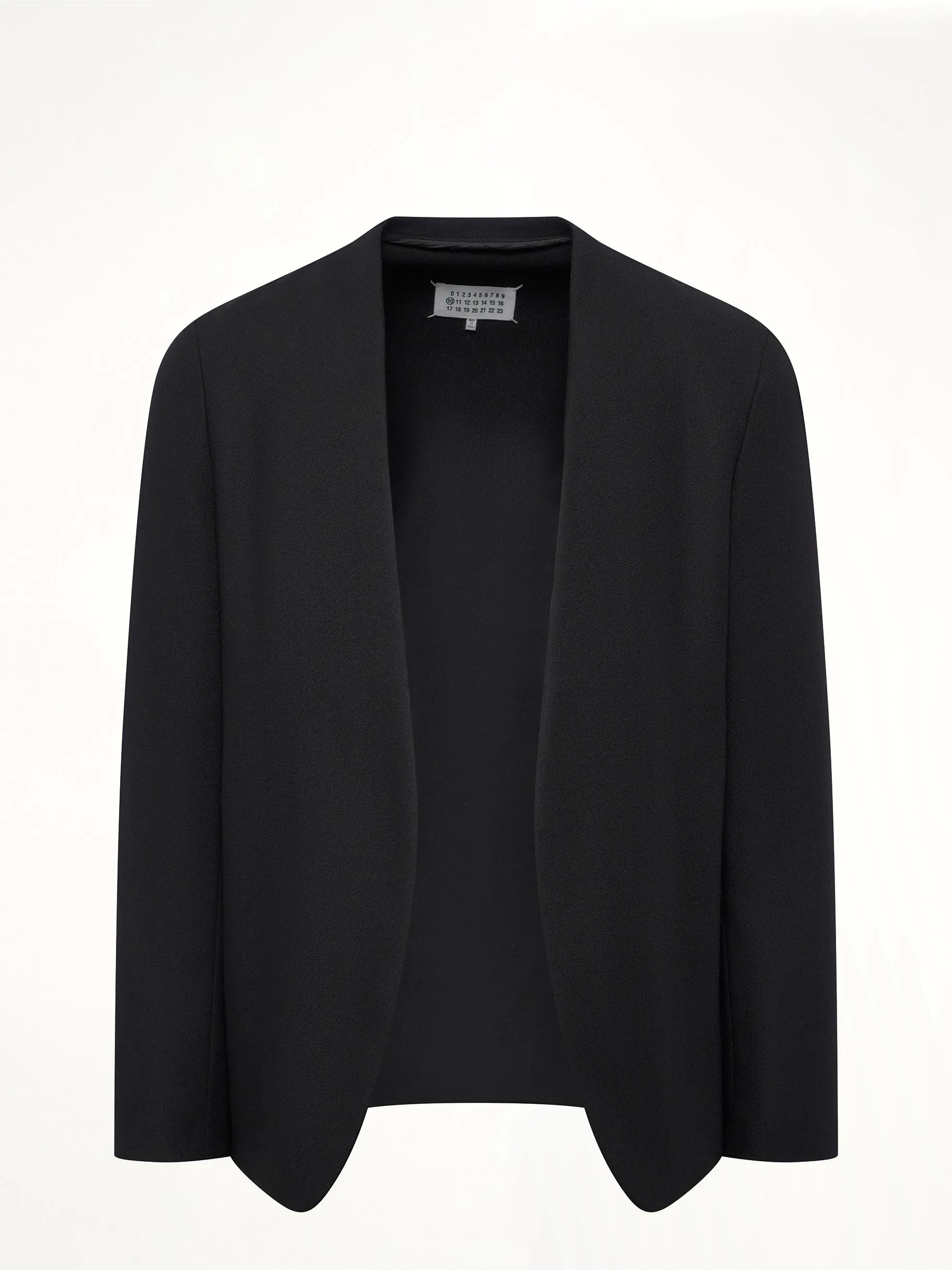Collarless Jacket in Black sold by MARAIS product image thumbnail 2